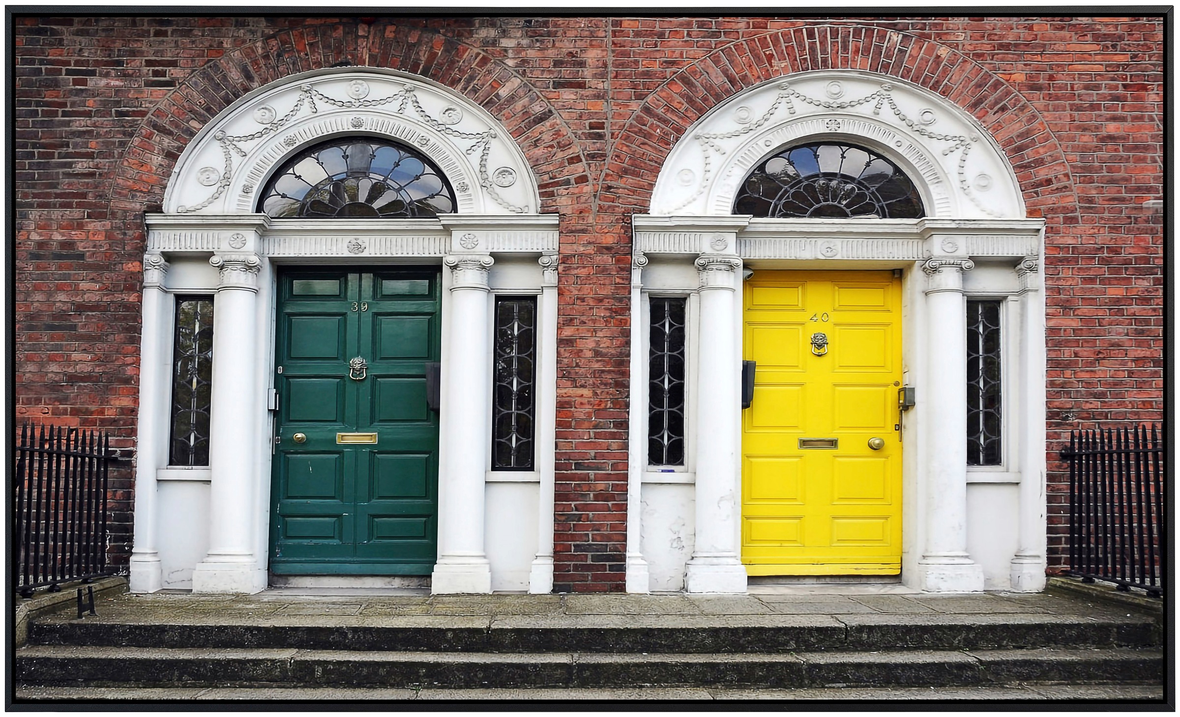 Papermoon Infrarotheizung »Dublin Türen«, sehr angenehme Strahlungswärme