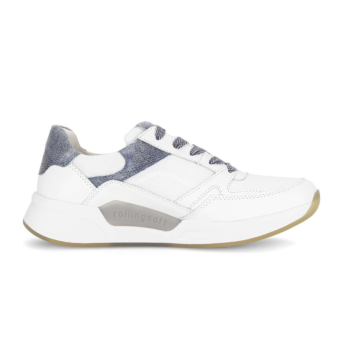 Gabor Sneaker »Sneaker low Materialmix Leder/Lederimitat«