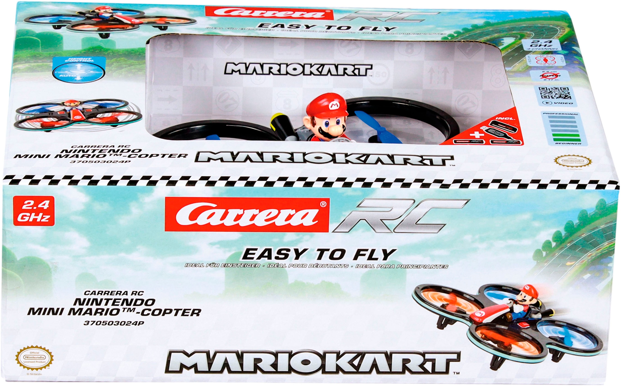 Carrera® RC-Quadrocopter »Carrera® RC, Mini RC Mario-Copter, 2,4 GHz«