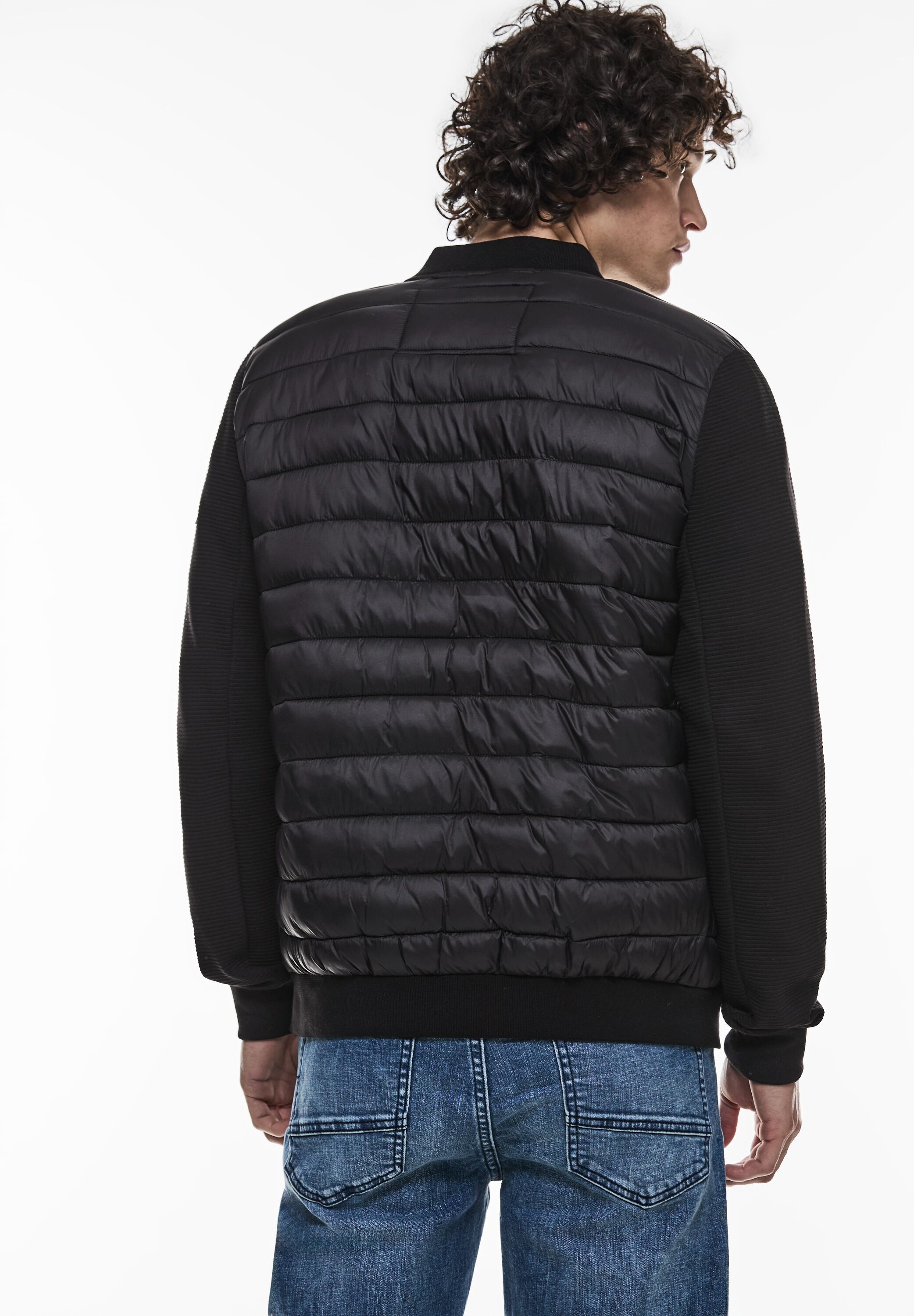 STREET ONE MEN Steppjacke, ohne Kapuze, mit Zipper günstig online kaufen