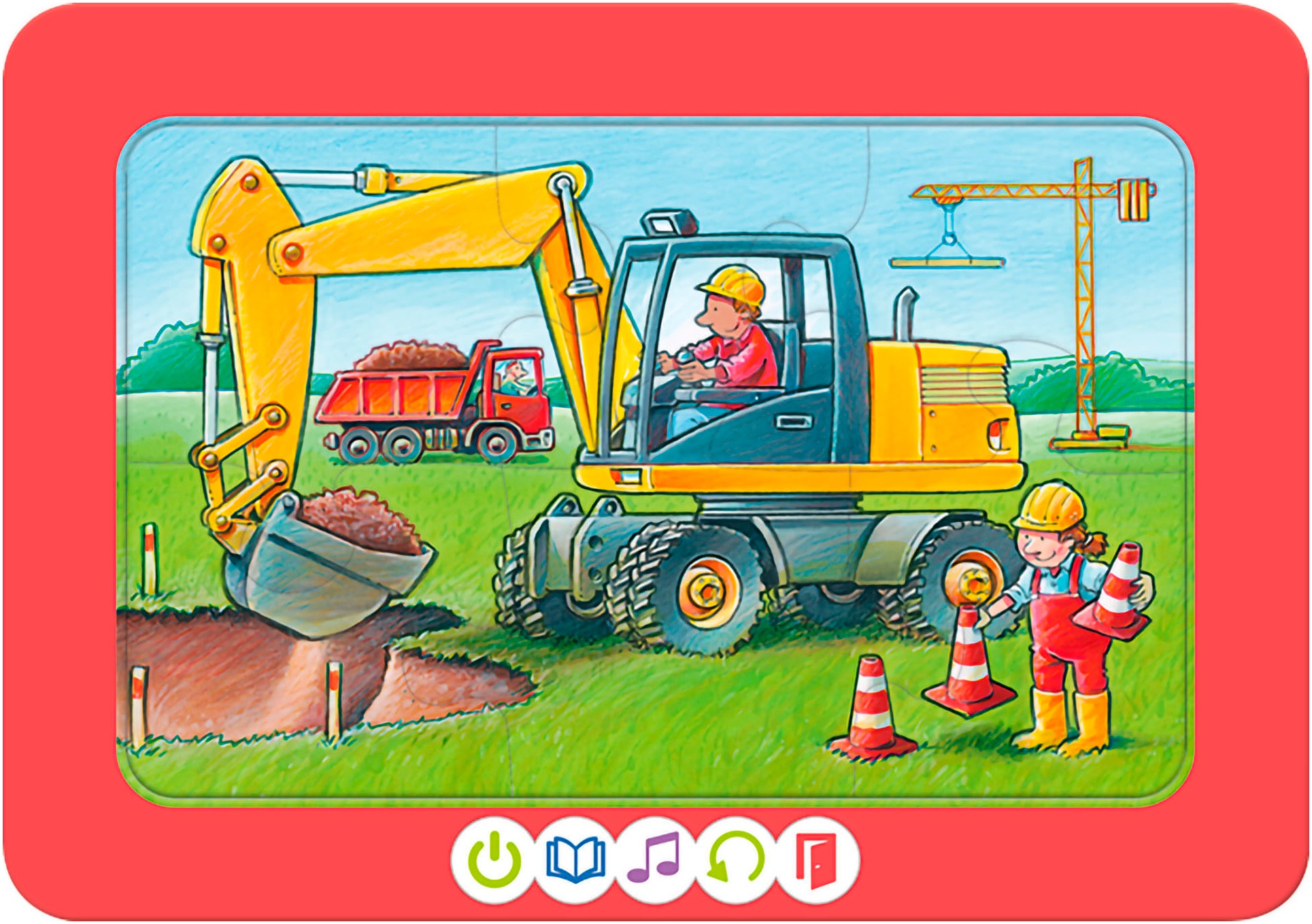 Ravensburger Puzzle »tiptoi® 3 erste Puzzles: Fahrzeuge«, Made in Europe