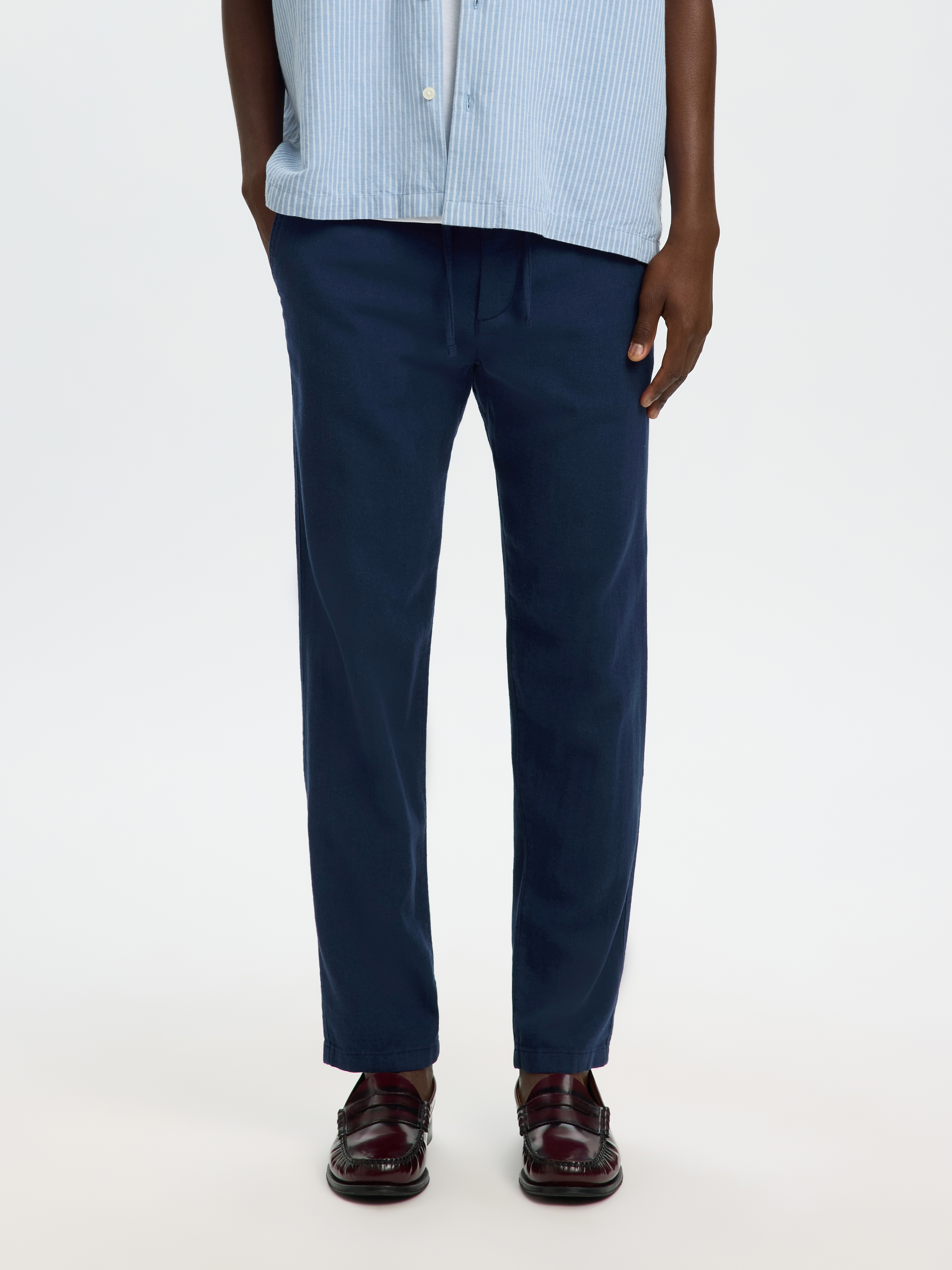 SELECTED Chinohose "SLH172-SLIMTAPE BRODY LINEN PANT NOOS" Baumwollmischung, slim fit
