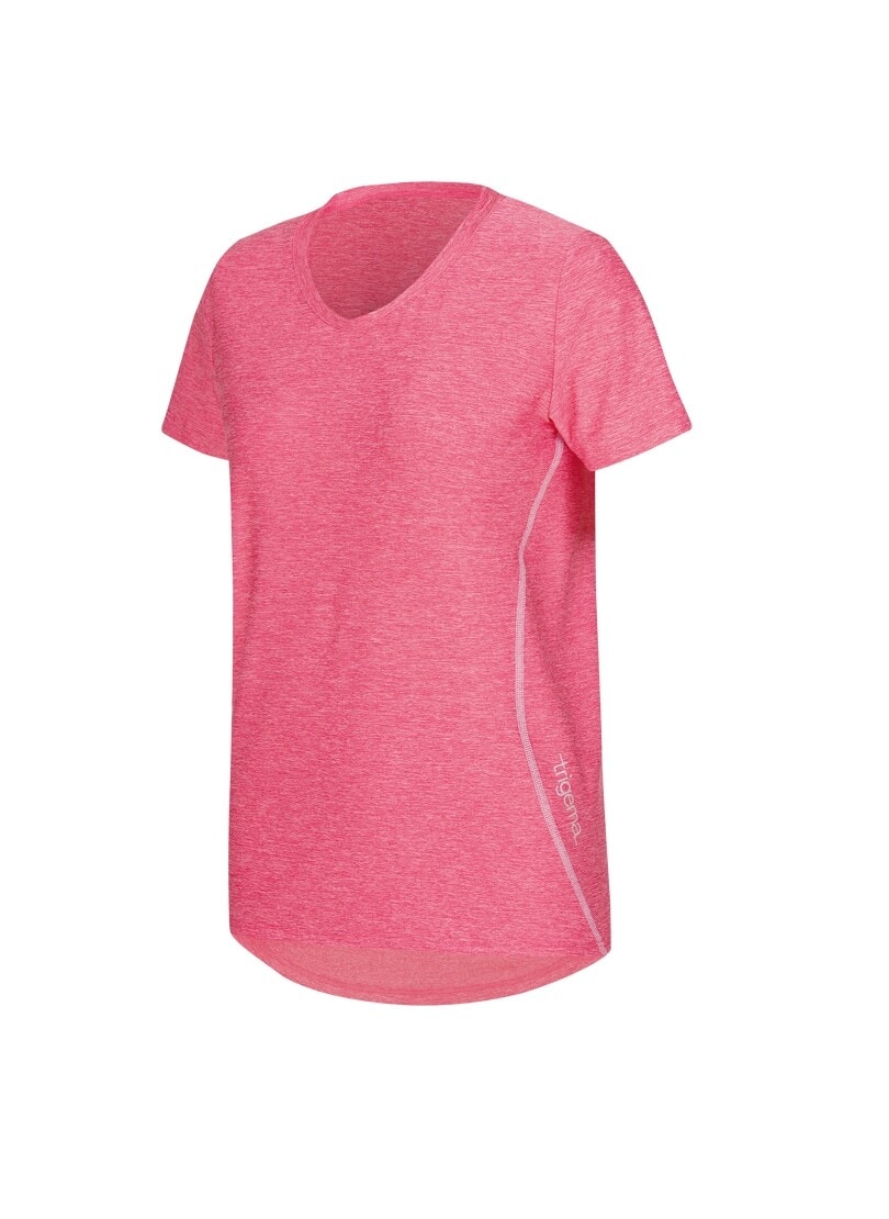 Trigema T-Shirt »TRIGEMA Sportshirt in Melange-Optik«, (1 tlg.)