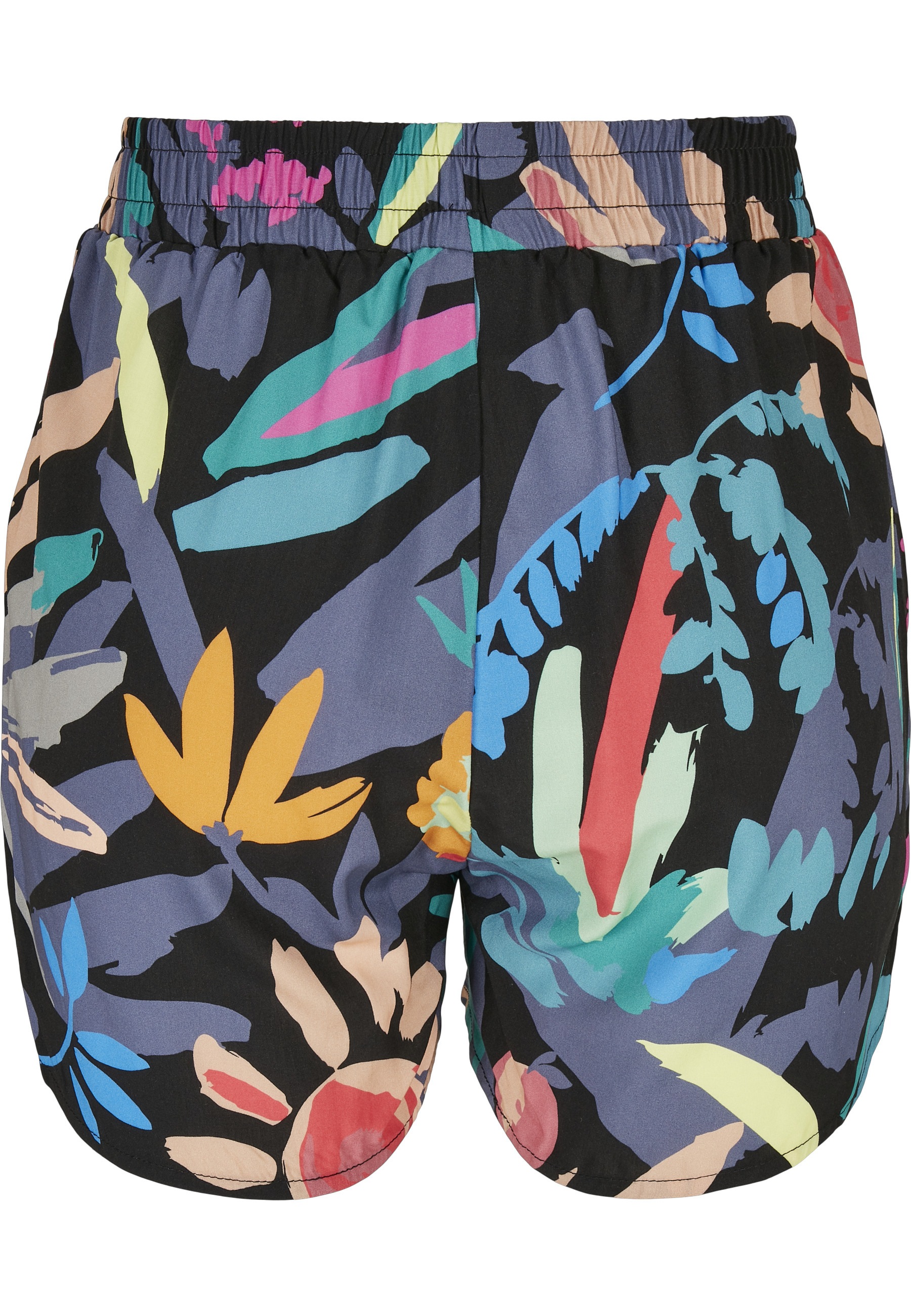 URBAN CLASSICS Stoffhose "Urban Classics Damen Ladies AOP Viscose Resort Sh günstig online kaufen