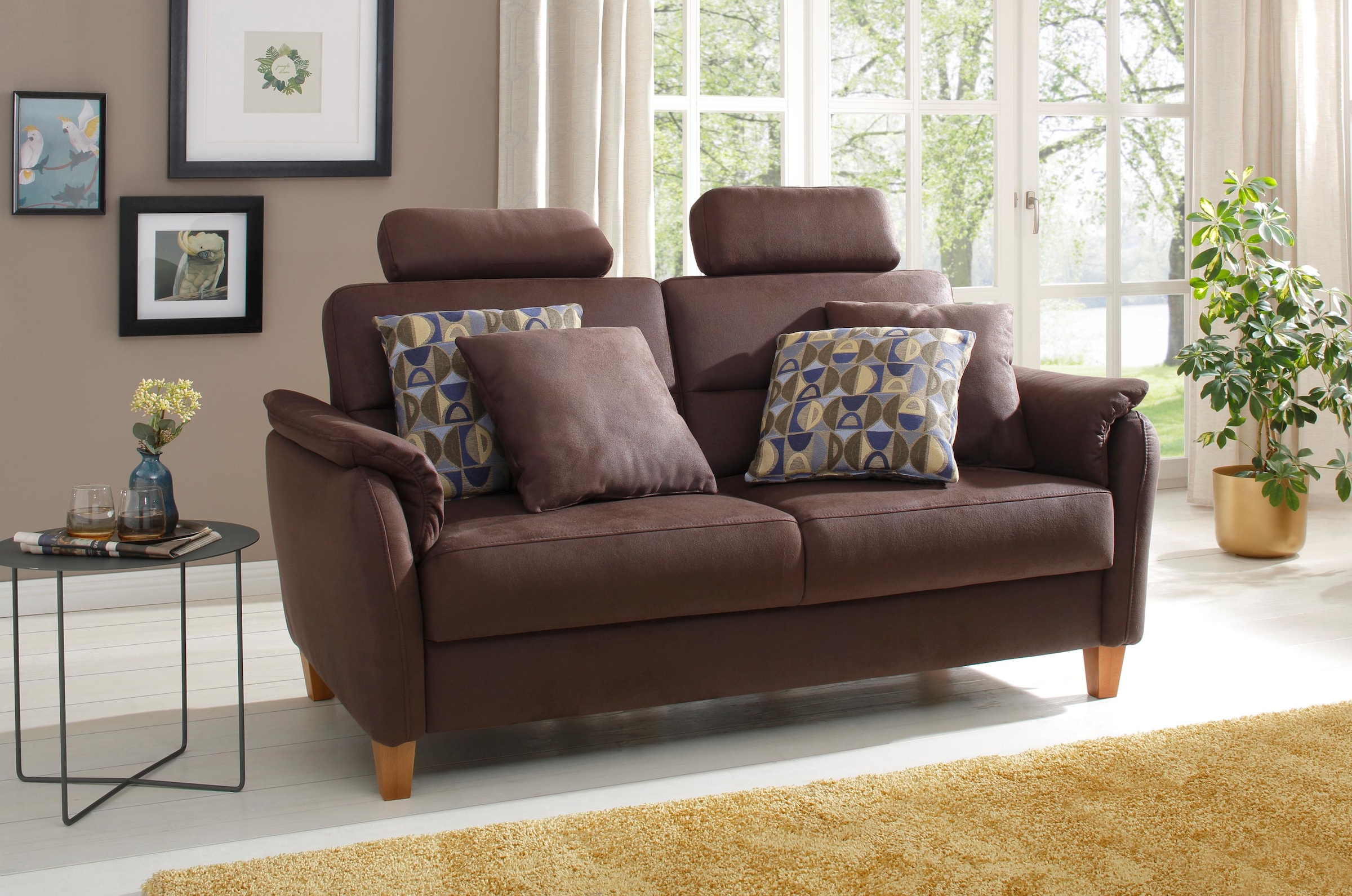 Home affaire 2,5-Sitzer "Palmera, B: 179 cm" mit Federkern günstig online kaufen