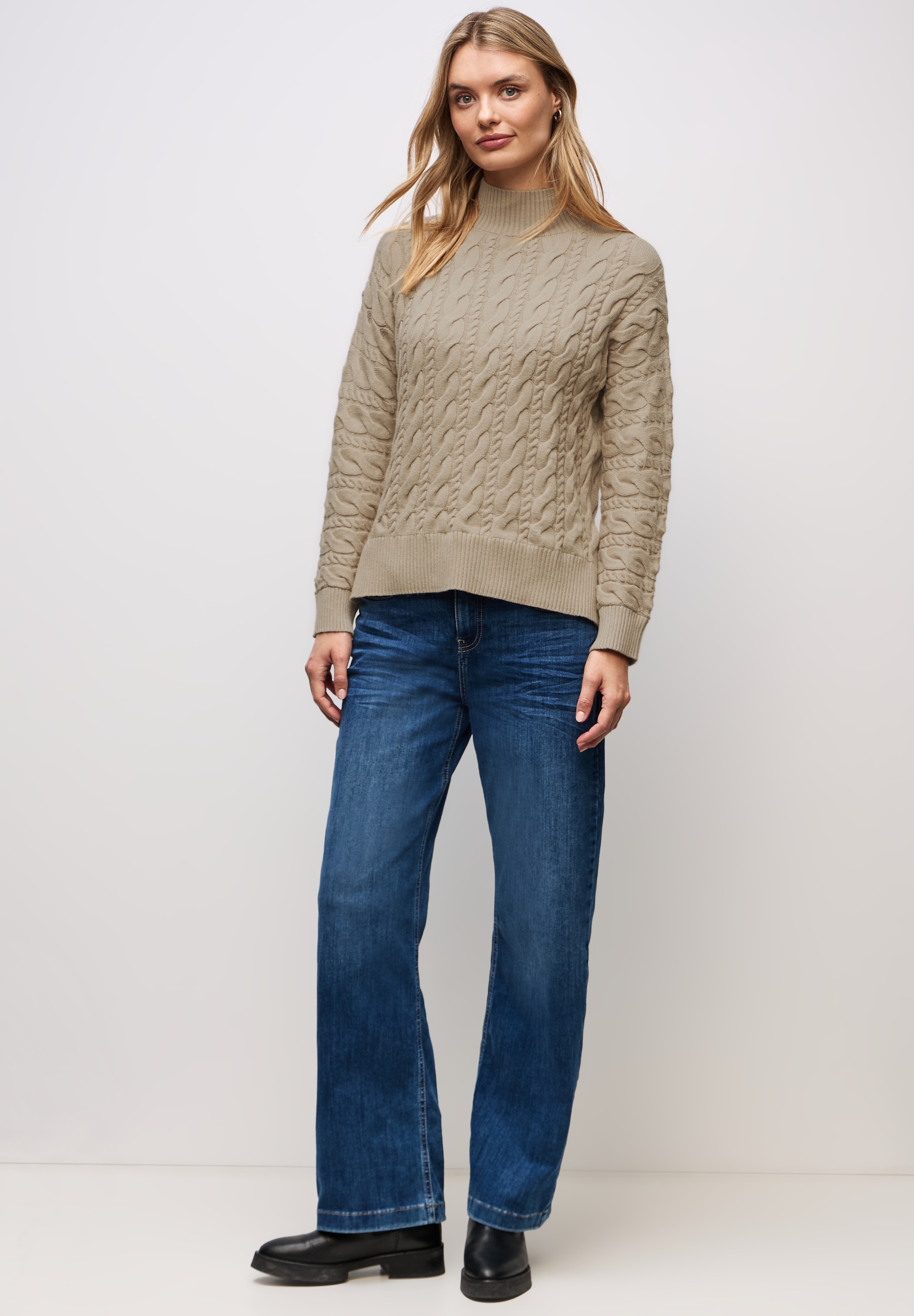STREET ONE Strickpullover mit Turtleneck