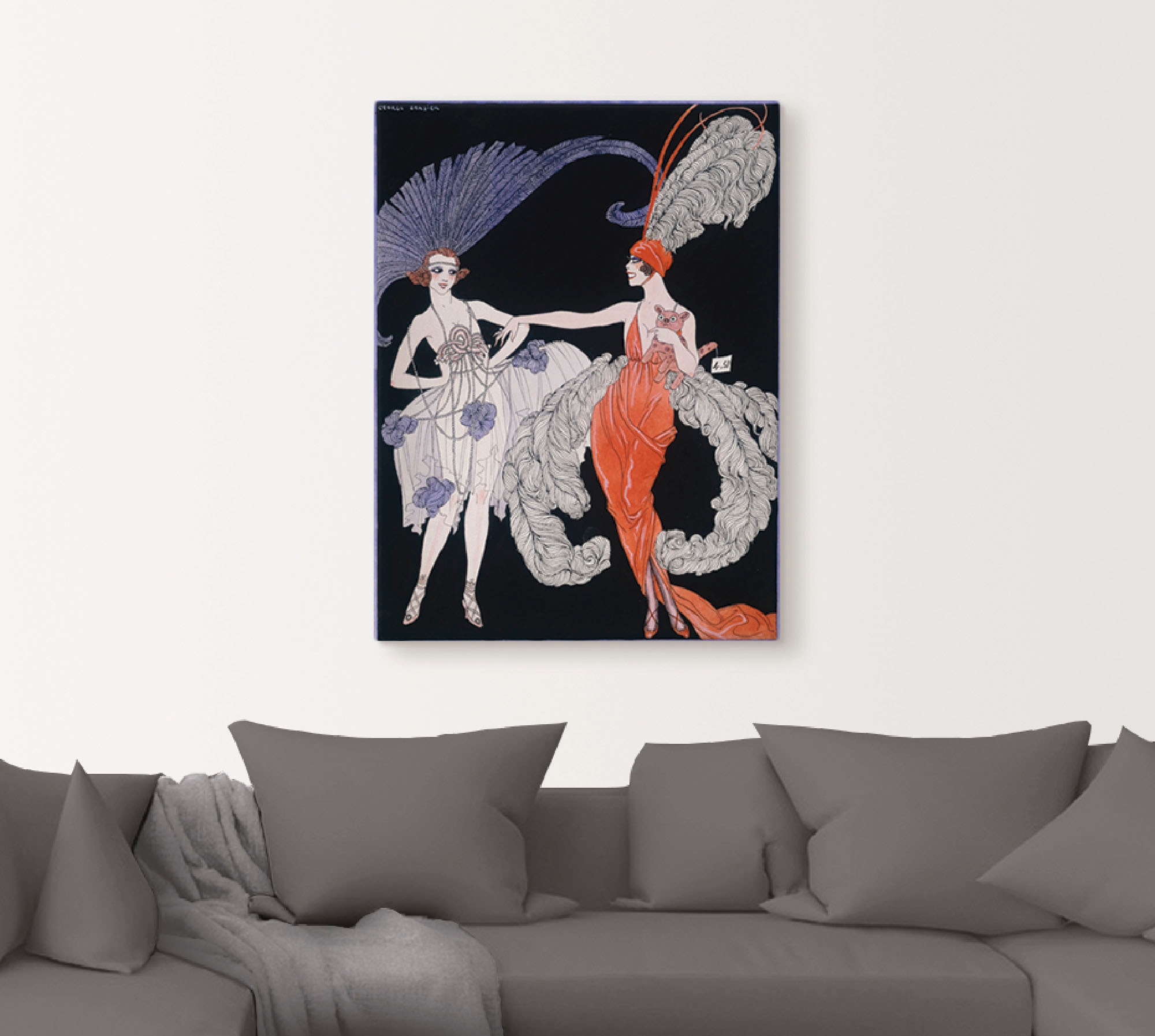 Artland Wandbild »Der Kauf.«, Frau, (1 St.), als Leinwandbild, Poster in verschied. Größen