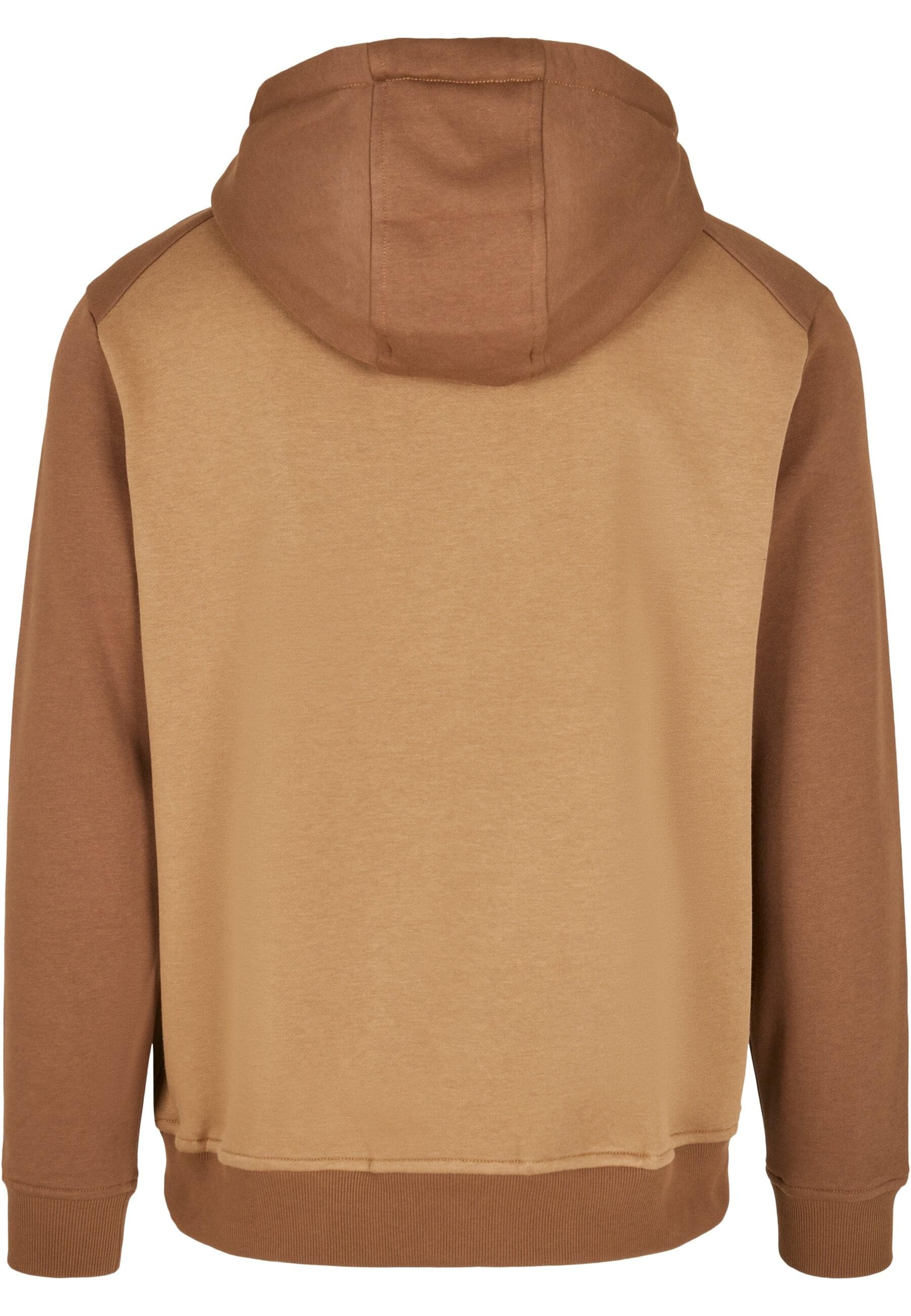 URBAN CLASSICS Rundhalspullover »Urban Classics Herren 2-Tone Fake Raglan Hoody«, (1 tlg.)