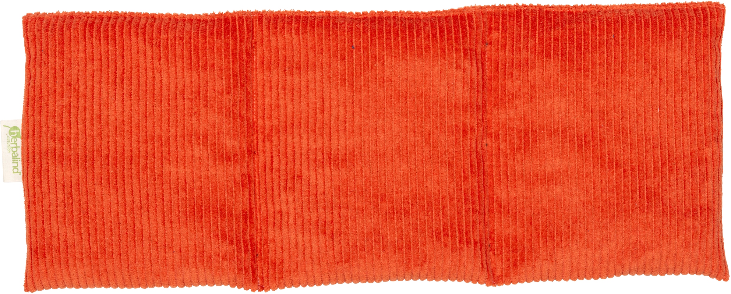 herbalind Kirschkernkissen "2094", Wärmekissen 50x20 cm, Cord Orange, auch als Kältekissen verwendbar