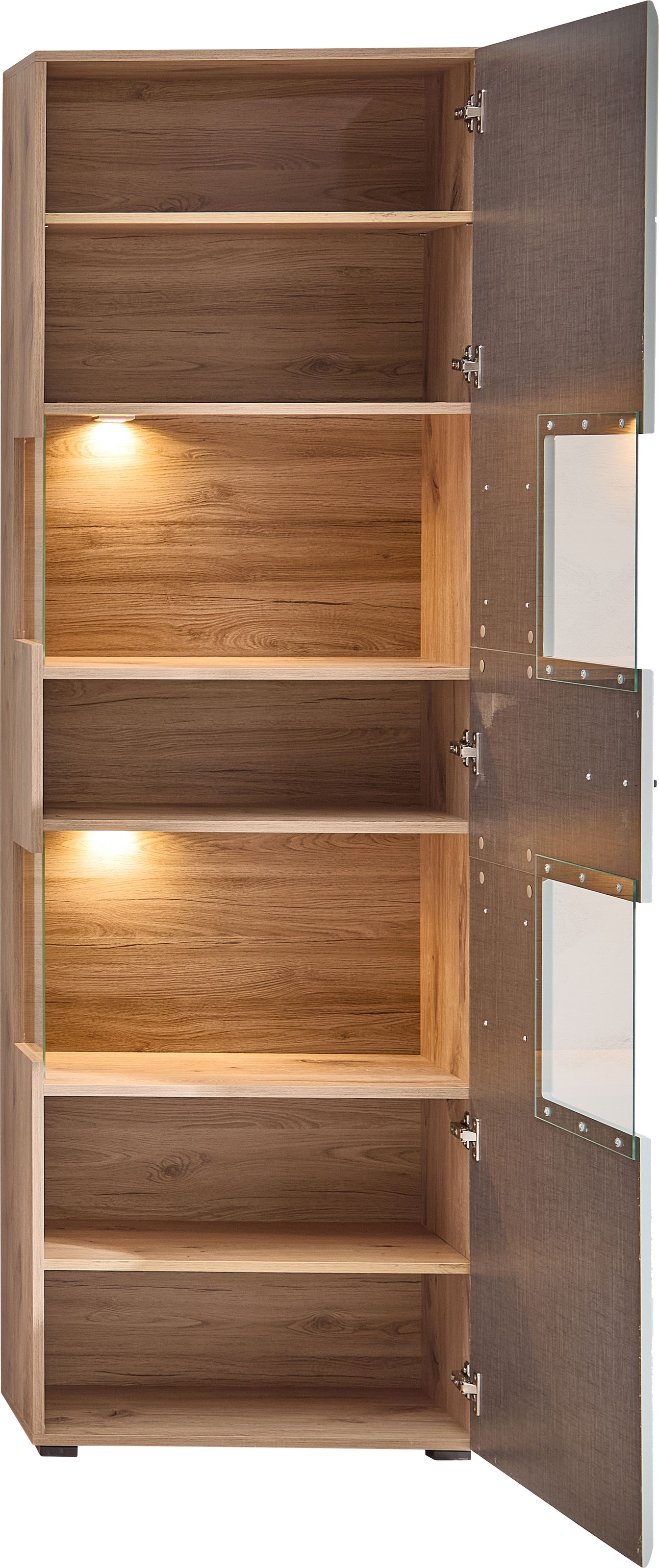 Innostyle Vitrine "FUN PLUS II", (2 St.), Glastür, 7 Fächer, Softclose, ABS günstig online kaufen