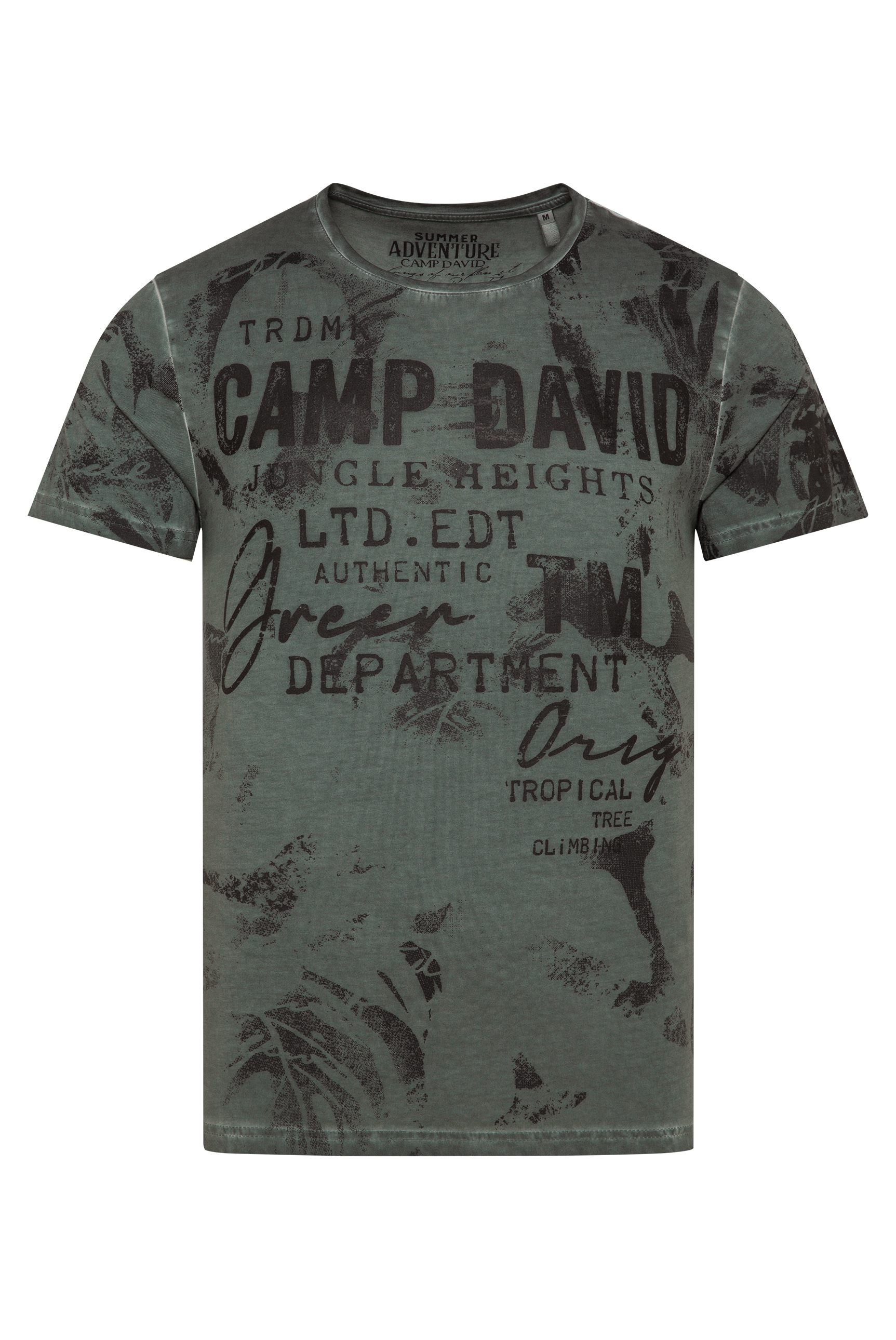 CAMP DAVID Rundhalsshirt, mit All Over-Print