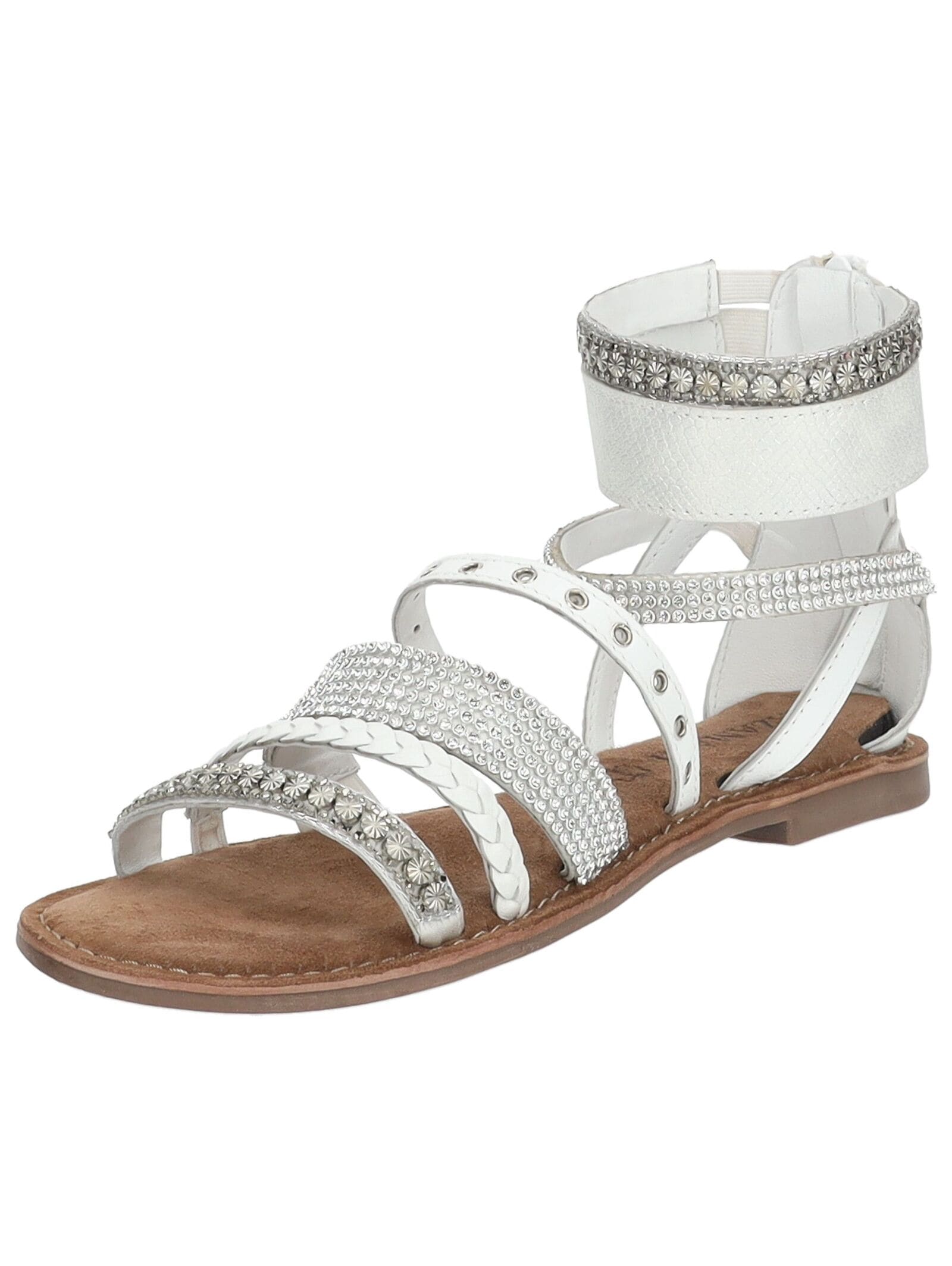 Lazamani Schaftsandalette "Lazamani Sandalen Leder/Textil" günstig online kaufen