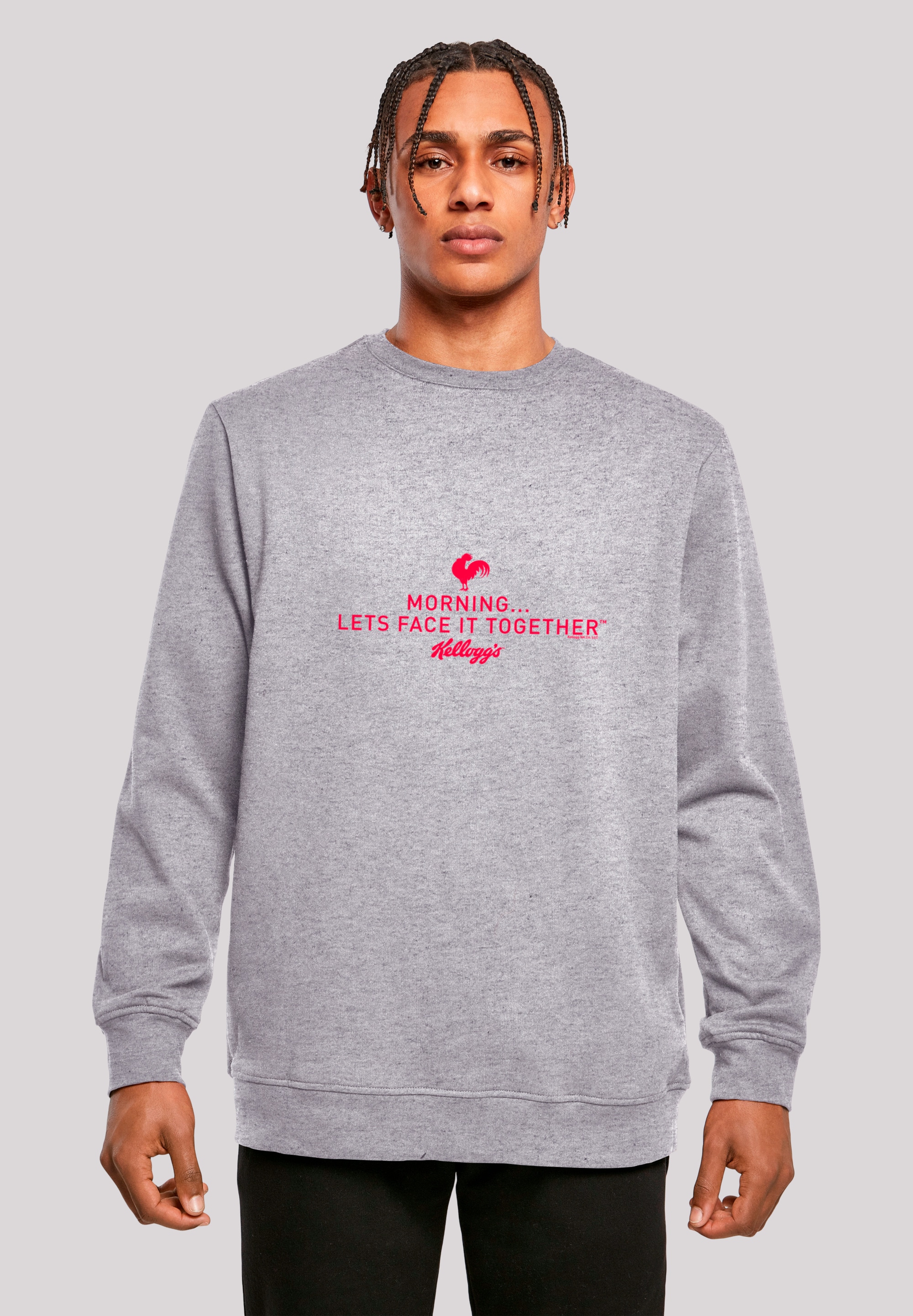 F4NT4STIC Sweatshirt "Kelloggs Breakfast Cereals Morning Lets Face It", Pre günstig online kaufen