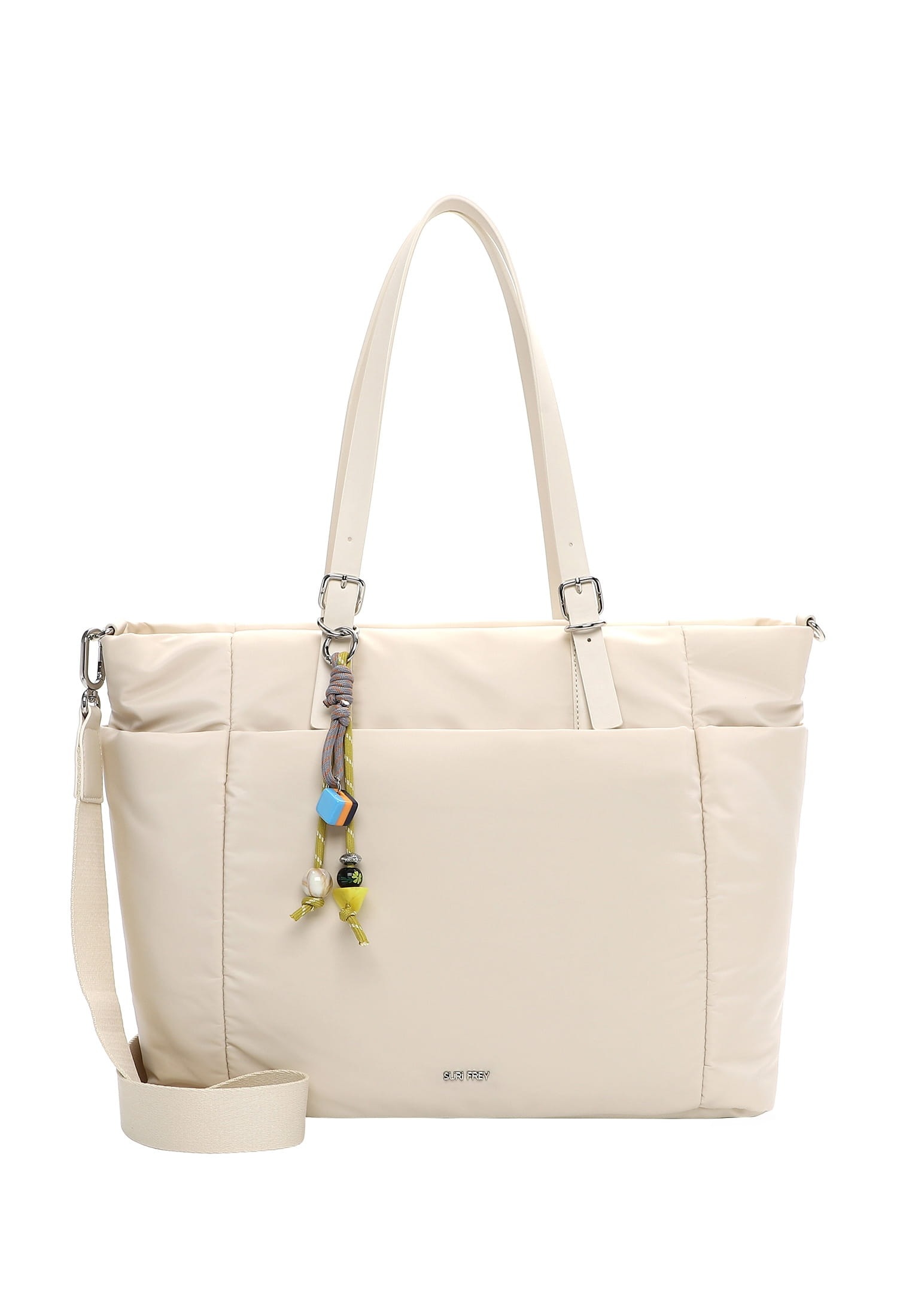 SURI FREY Damen Shopper "Shopper SFY Sissy", beige, Polyester, Taschen