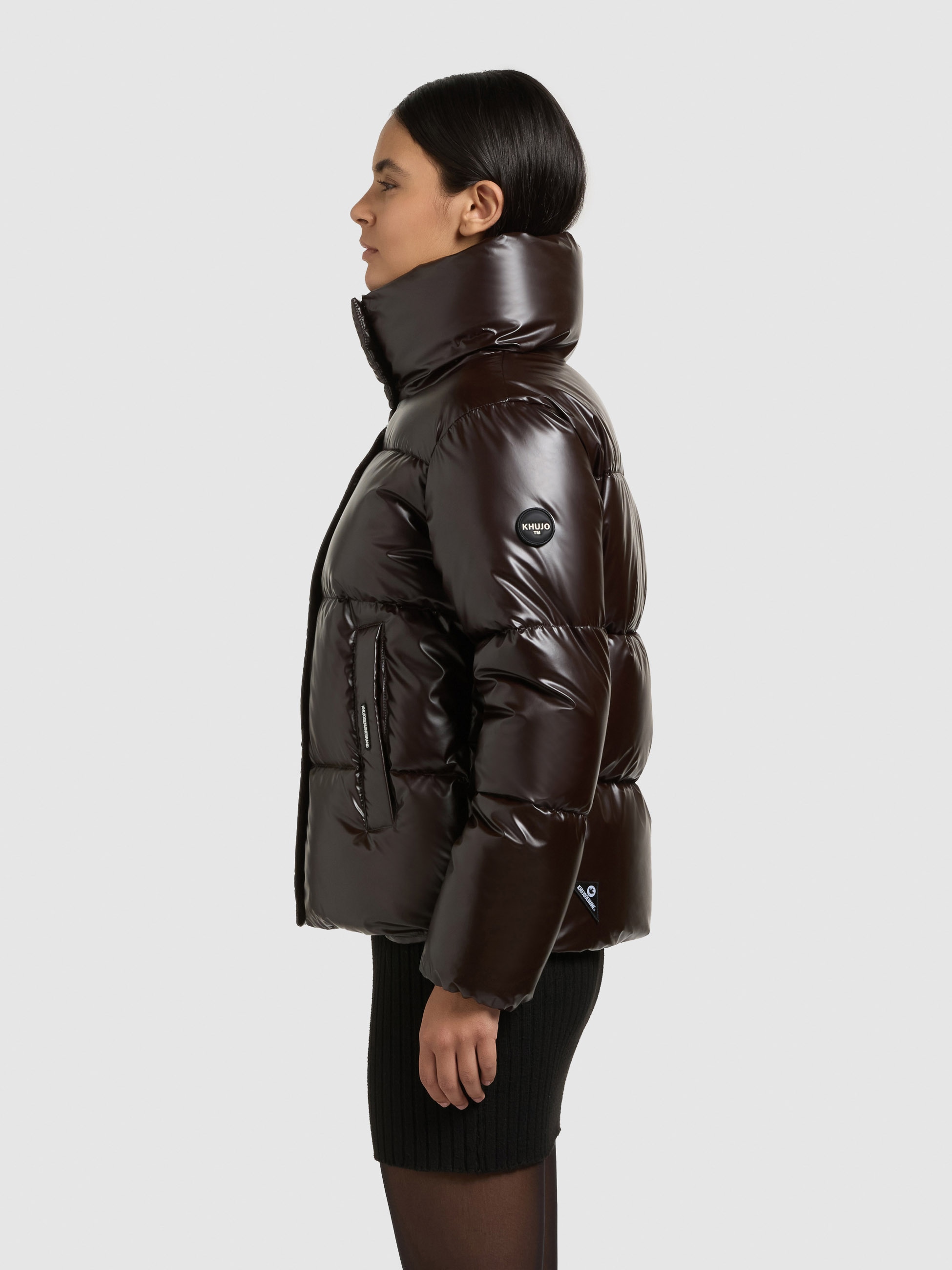 khujo Steppjacke »RINJA2 SHINY« ohne Kapuze