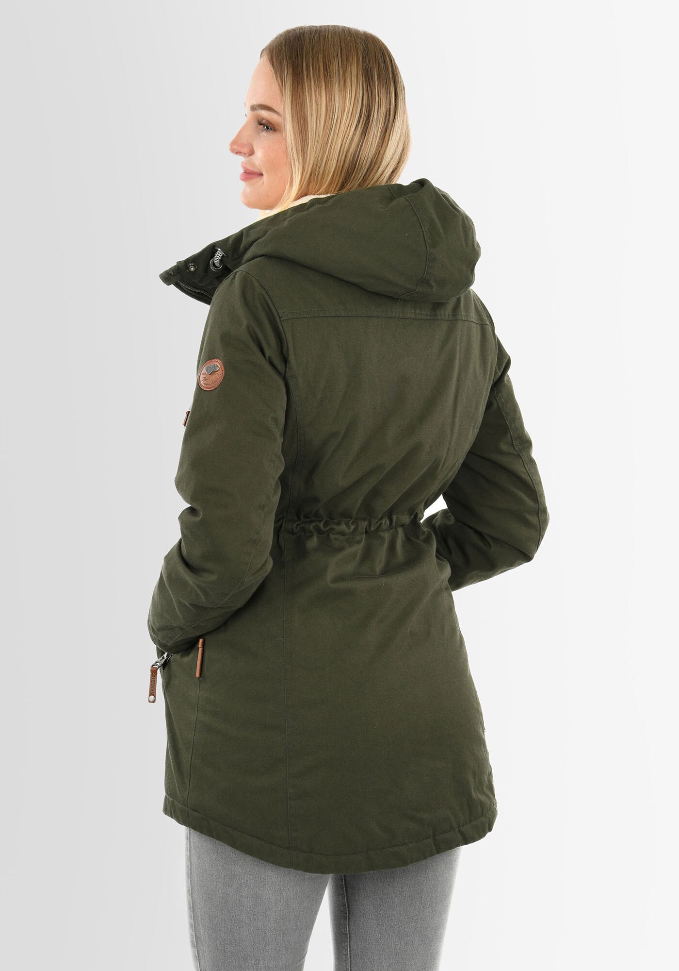 Navahoo Winterjacke »Ireliaa«, mit warmen Teddyfell