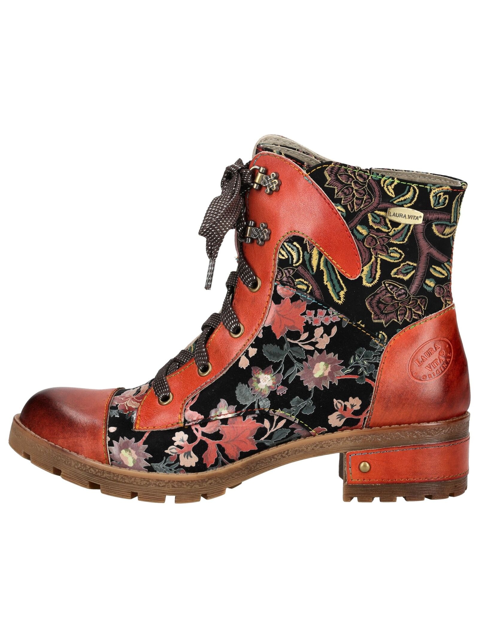 LAURA VITA Schnürstiefelette »LAURA VITA Stiefelette Leder/Textil«