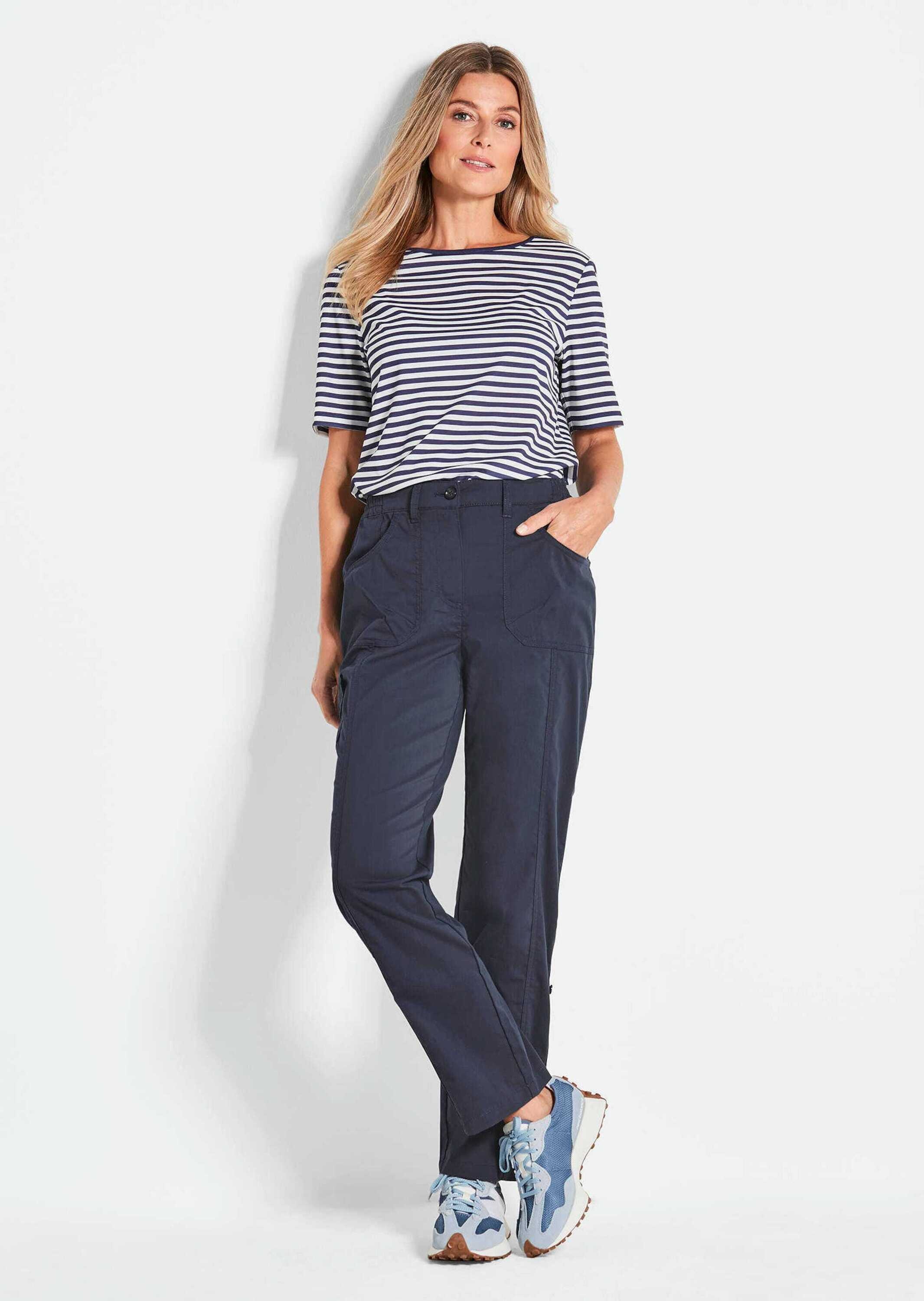 GOLDNER Stoffhose »Kurzgröße Krempelbare Hose mit Funktion«