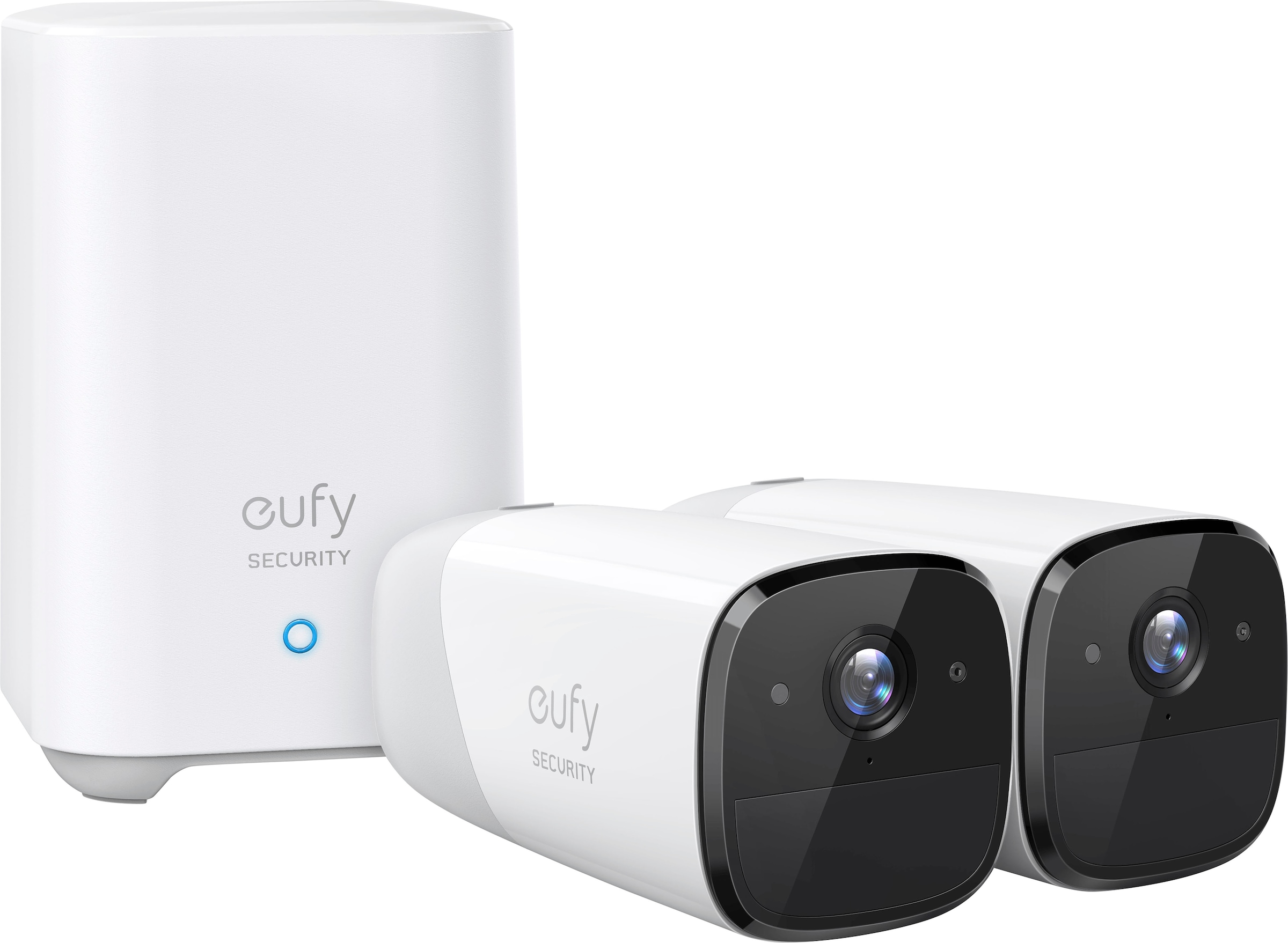 eufy Überwachungskamera »Security by ANKER eufyCam 2 Pro Doppelset«, Außenbereich-Innenbereich, (Packung, 2)