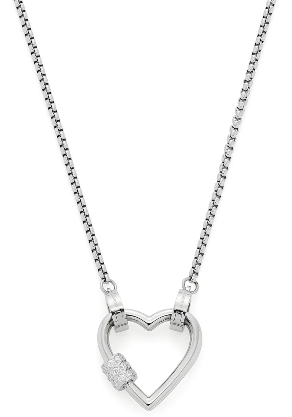 LEONARDO Charm-Kette »Minou Clip&amp;Mix 021804« mit Zirkonia (synth.)