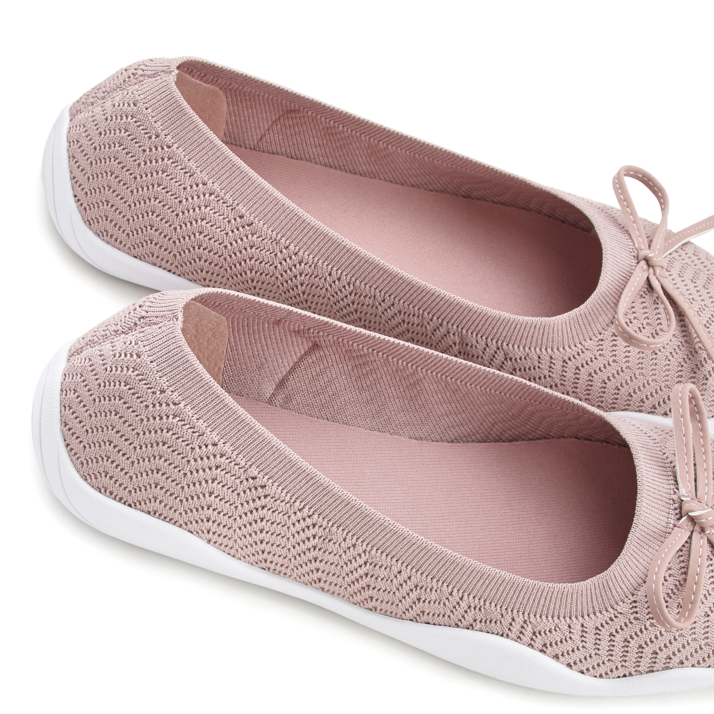 LASCANA Sneaker Ballerinas »Slip-On-Sneaker«, mit flacher & flexibler Sohle, superleicht, Slipper, Halbschuh VEGAN