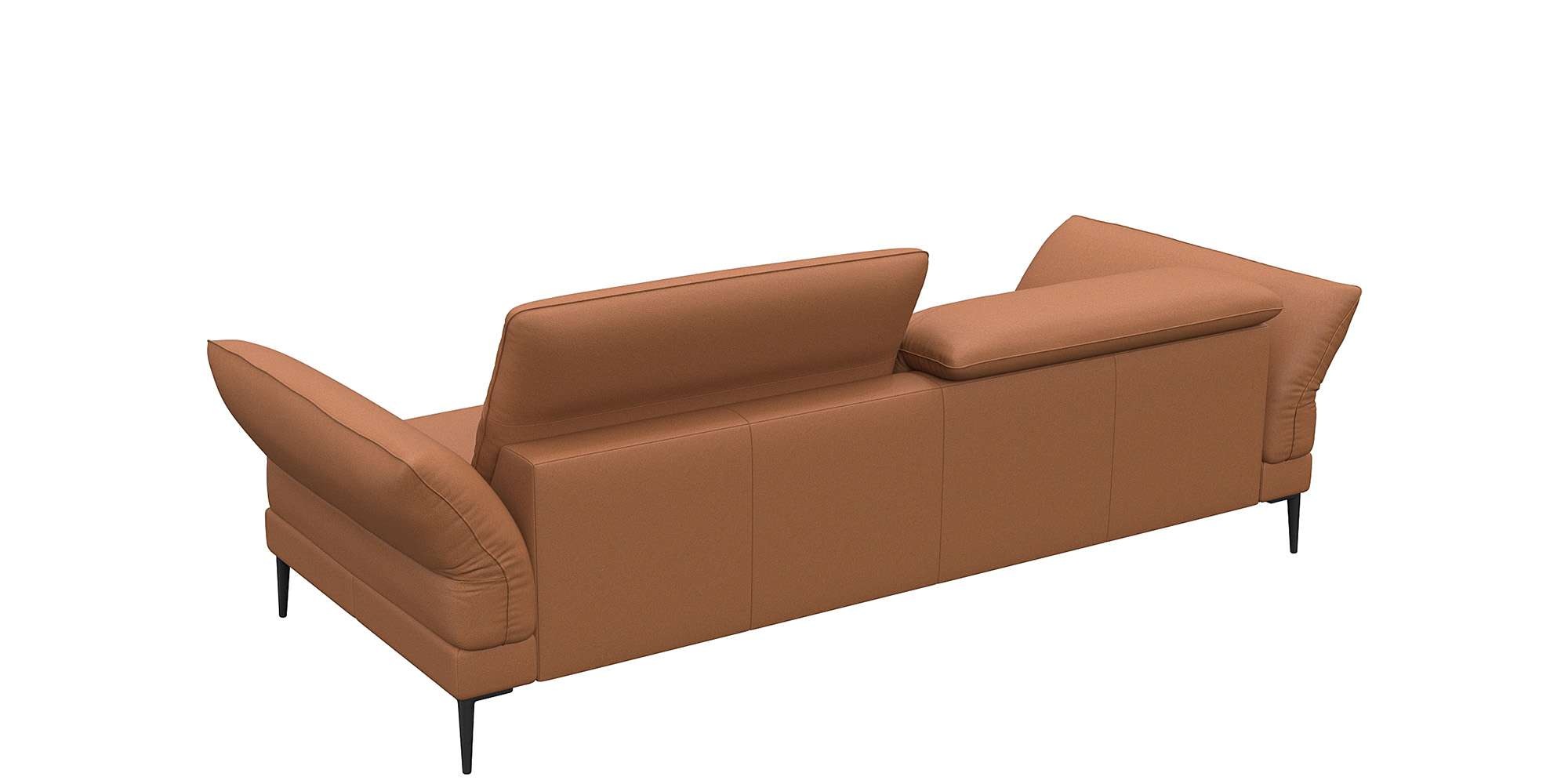 FLEXLUX 3-Sitzer »Salino, Funktionssofa, Relaxsofa«, Sofa mit Arm- und Kopfteil-Verstellungen, Kaltschaum & Stahl-Wellen
