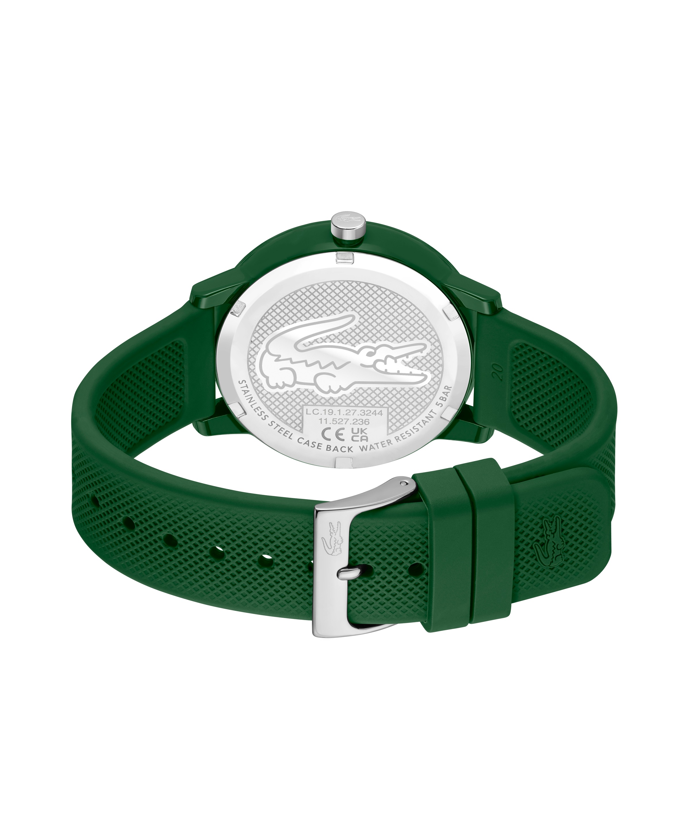Lacoste Quarzuhr »LACOSTE.12.12« Armbanduhr, Damenuhr, Herrenuhr, Silikonarmband, analog