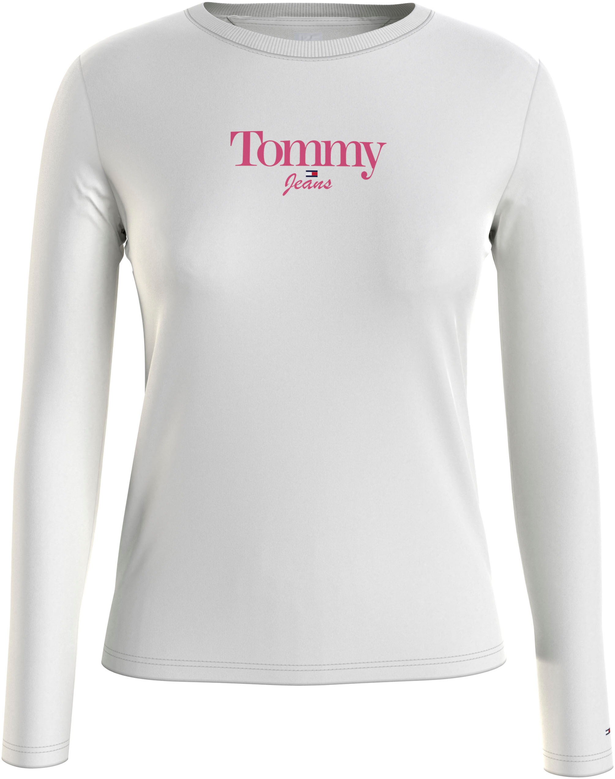 Tommy Jeans Langarmshirt »TJW SLIM ESSENTIAL LOGO 1 LS« kaufen | BAUR