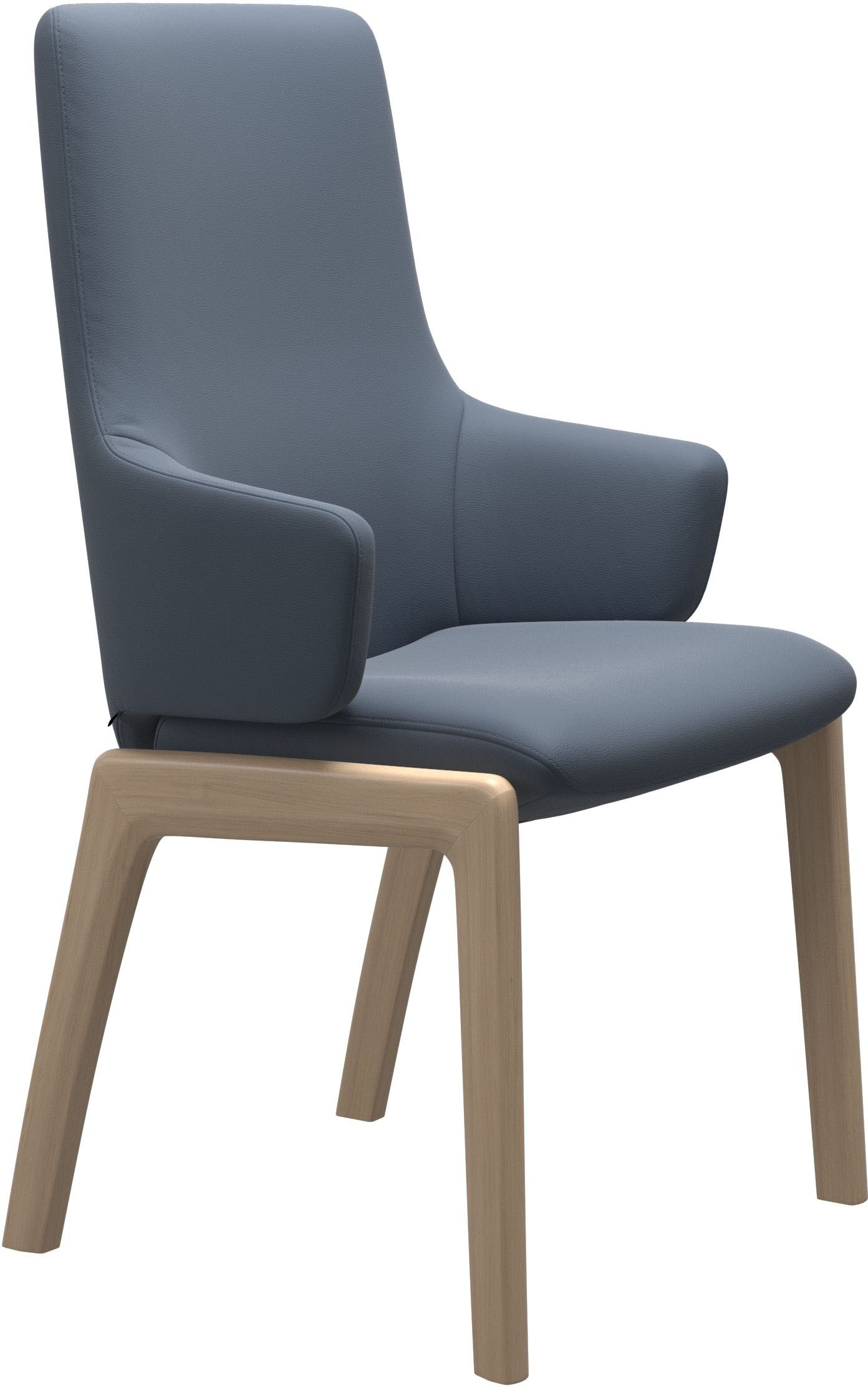 Stressless Polsterstuhl "Laurel" () High Back mit Armlehne, Größe L, mit abgerundeten Beinen in Walnuss