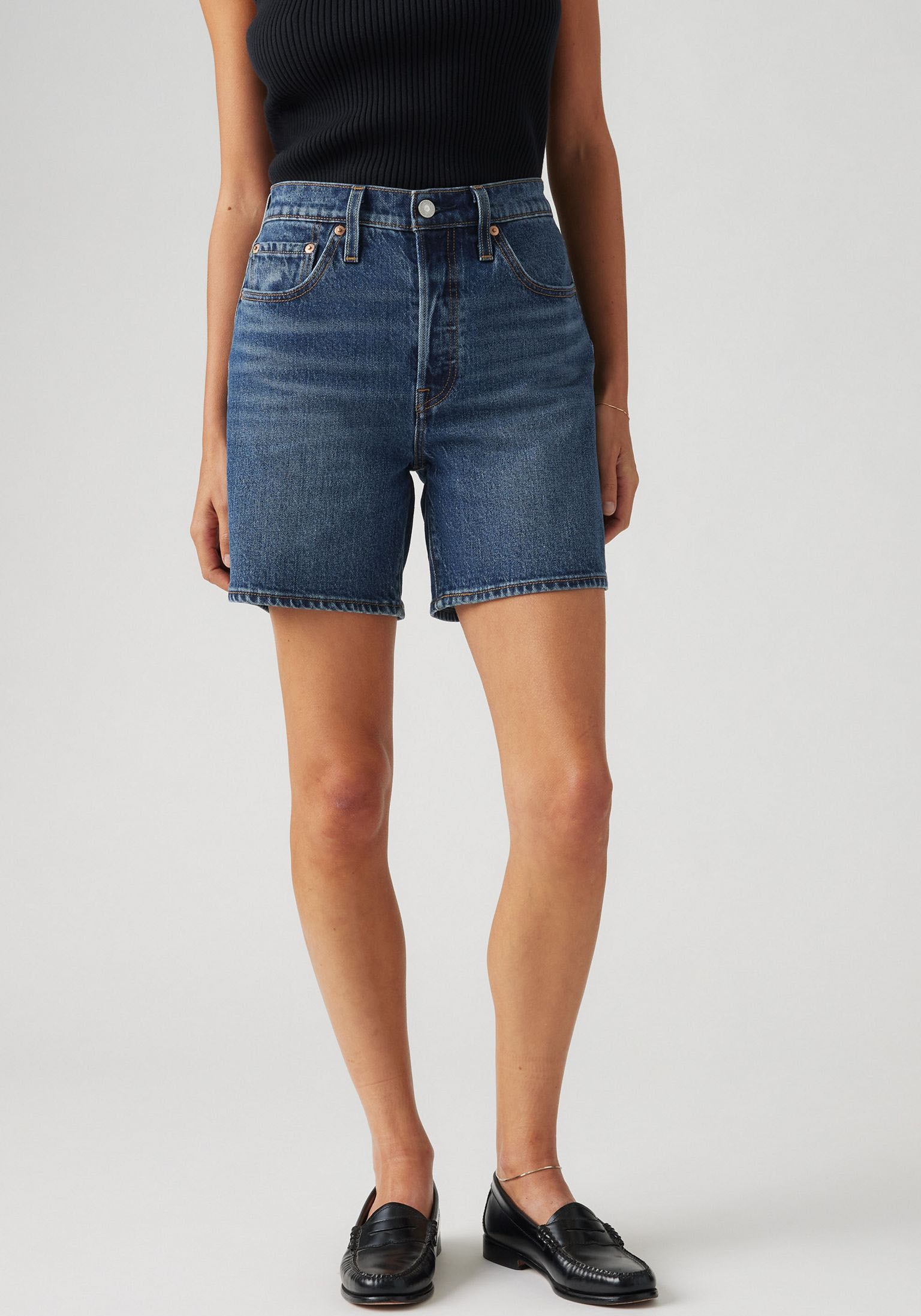 Levis Shorts "501MID THIGH SH", Denim/Jeans in Baumwollqualität günstig online kaufen