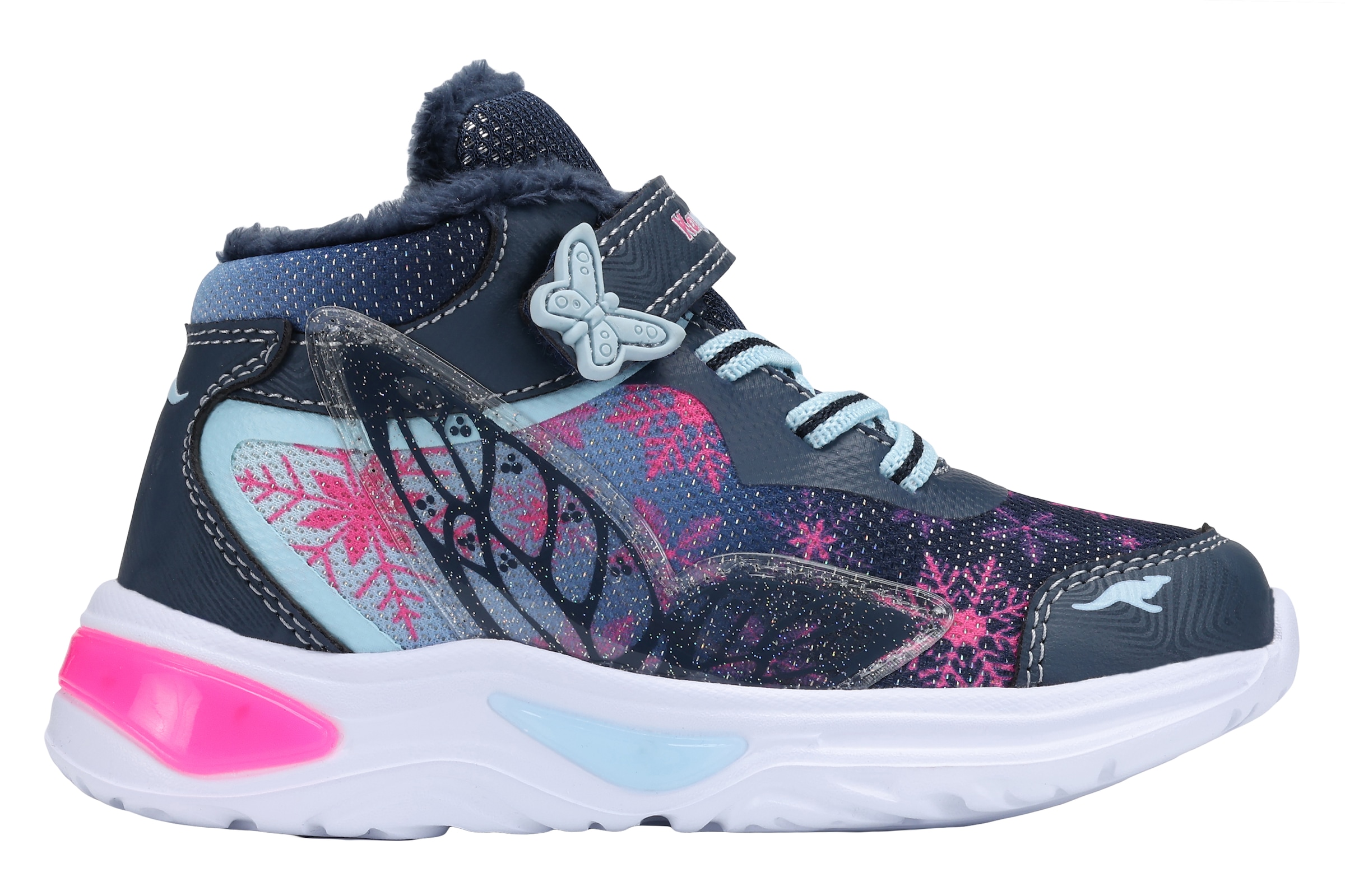 KangaROOS Sneaker »K-SLG ADONIS MID EV«  Blinkschuh mit Warmfutter
