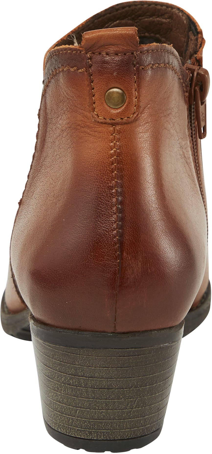 HEINE Women's Ankle Boot Cognac 38 3