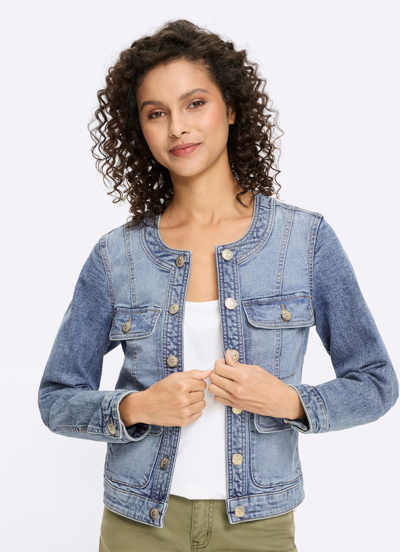 heine Jeansblazer "Jeans-Jacke" günstig online kaufen