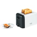 BOSCH Toaster »TAT3P421DE DesignLine«, 2 kurze Schlitze, für 2 Scheiben, 970 W