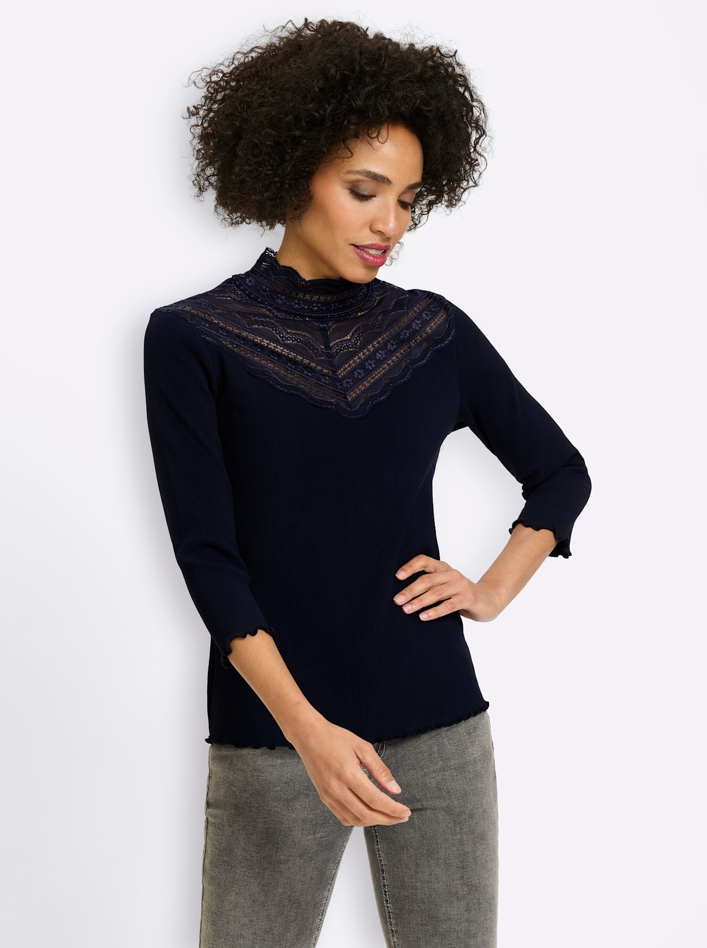 heine 3/4-Arm-Shirt "Shirt" 1