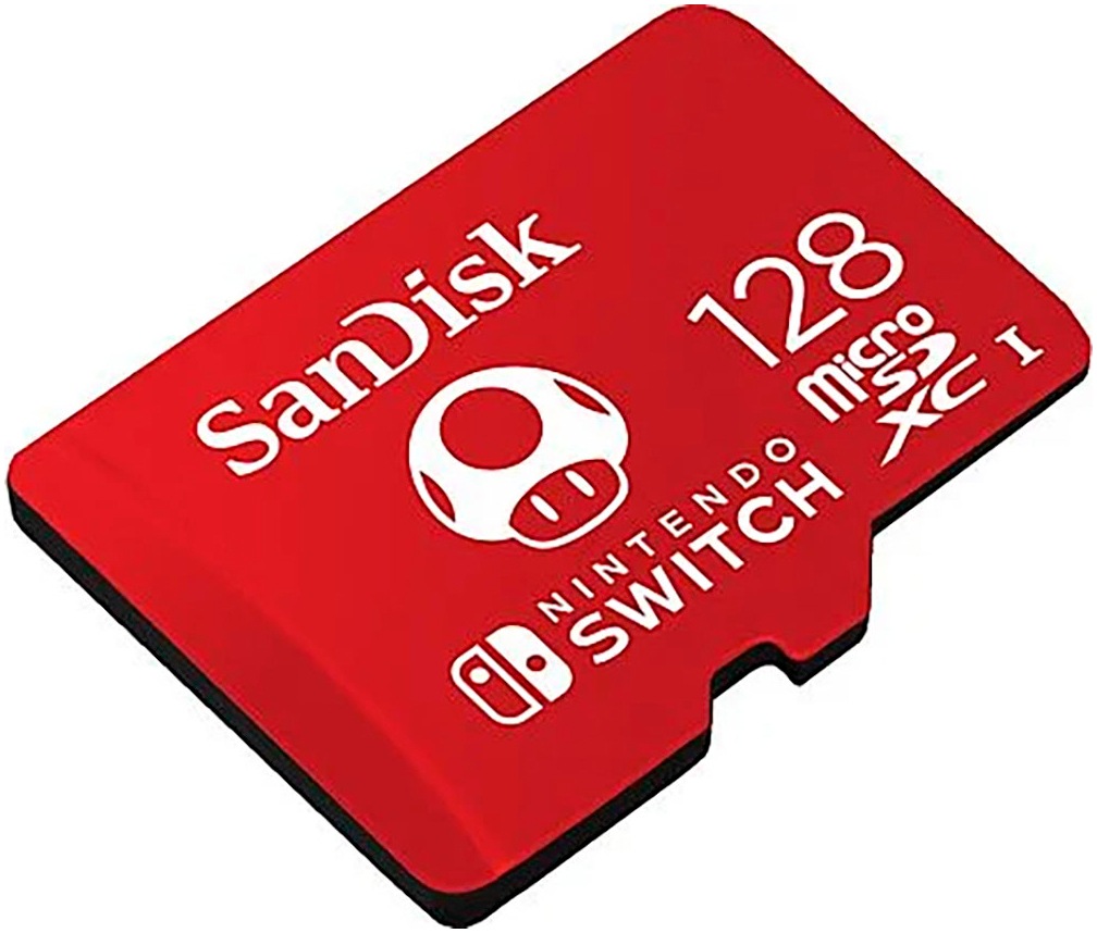 Sandisk Speicherkarte »SANDISK microSDXC™, Speicherkarte für Nintendo Switch, 128 GB«, (UHS Class 1 100 MB/s Lesegeschwindigkeit)