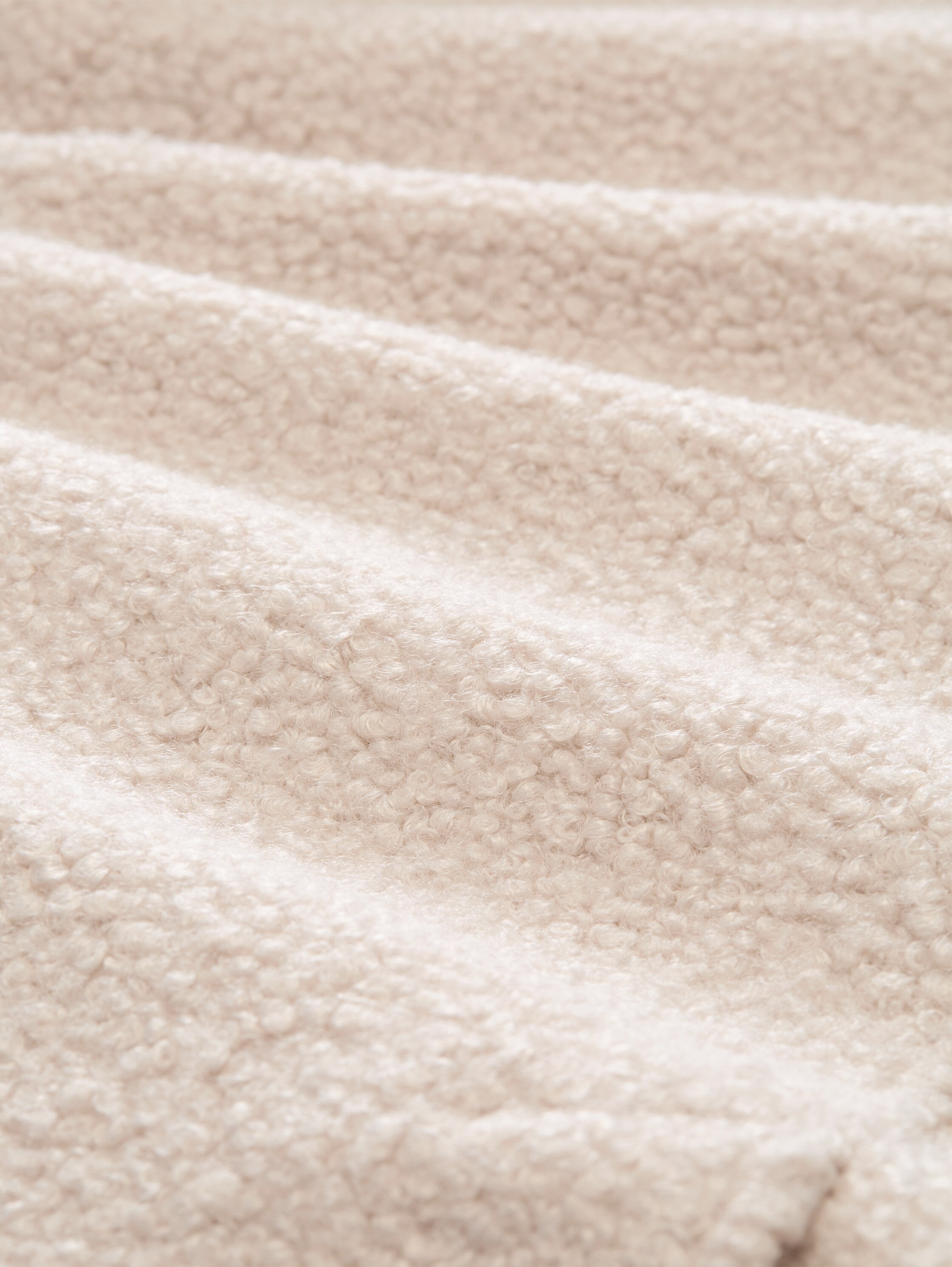 TOM TAILOR Strickmantel »Regular« Wintermantel in trendige Bouclé-Qualität / Stehkragen mit Knopfpleiste