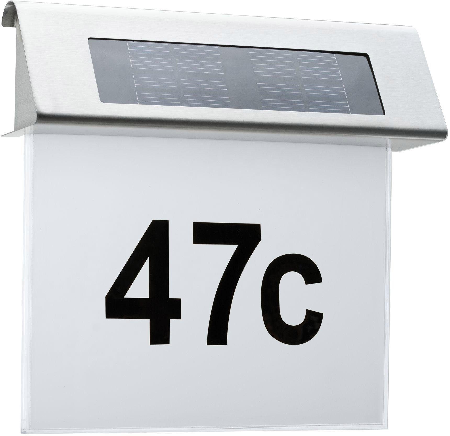 Paulmann LED Außen-Wandleuchte »Hausnummer«, Leuchtmittel LED-Modul | LED fest integriert, LED-Modul