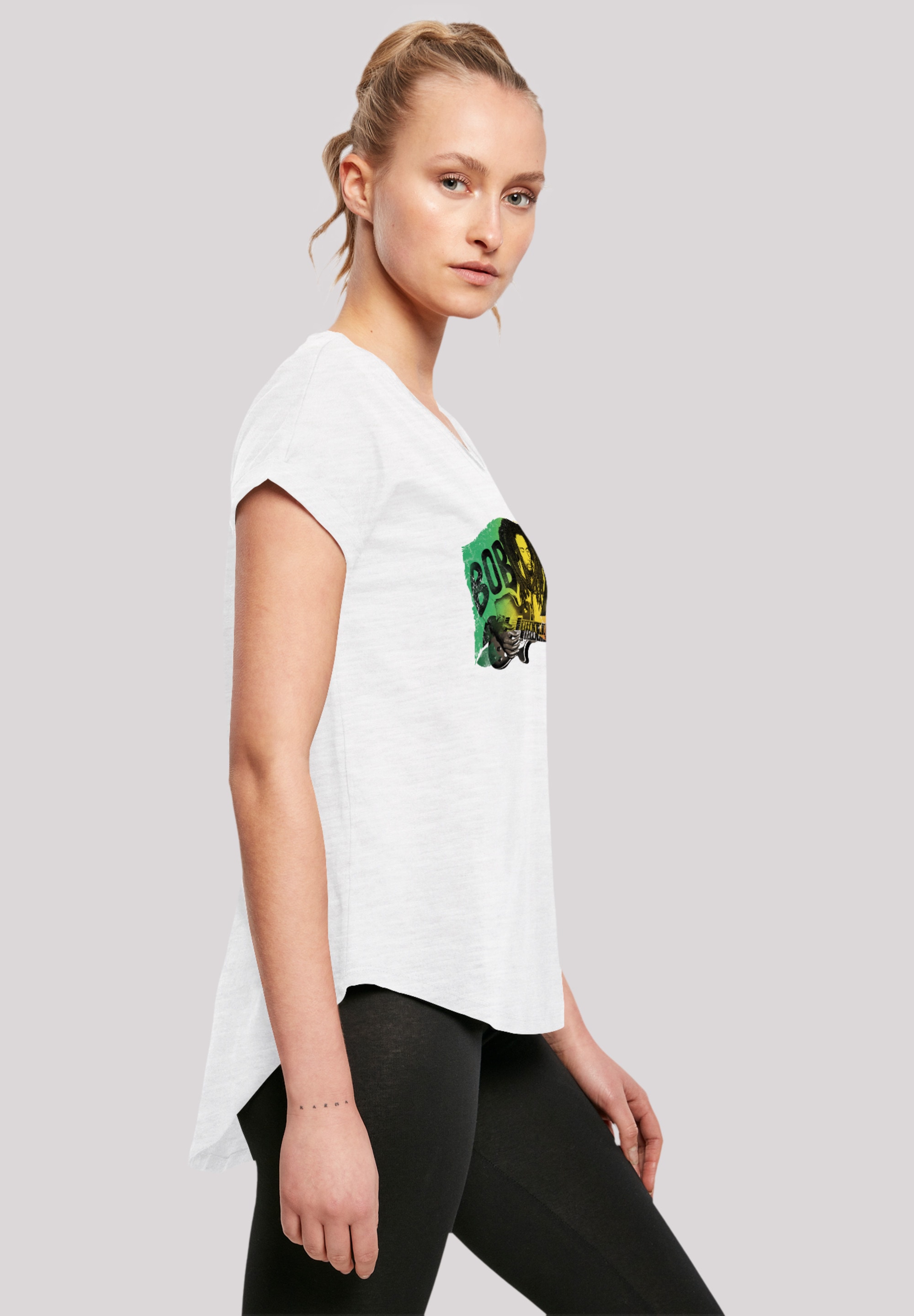 F4NT4STIC T-Shirt »Bob Marley Chords Reggae Music by Rock Off«, Premium Qualität, Musik