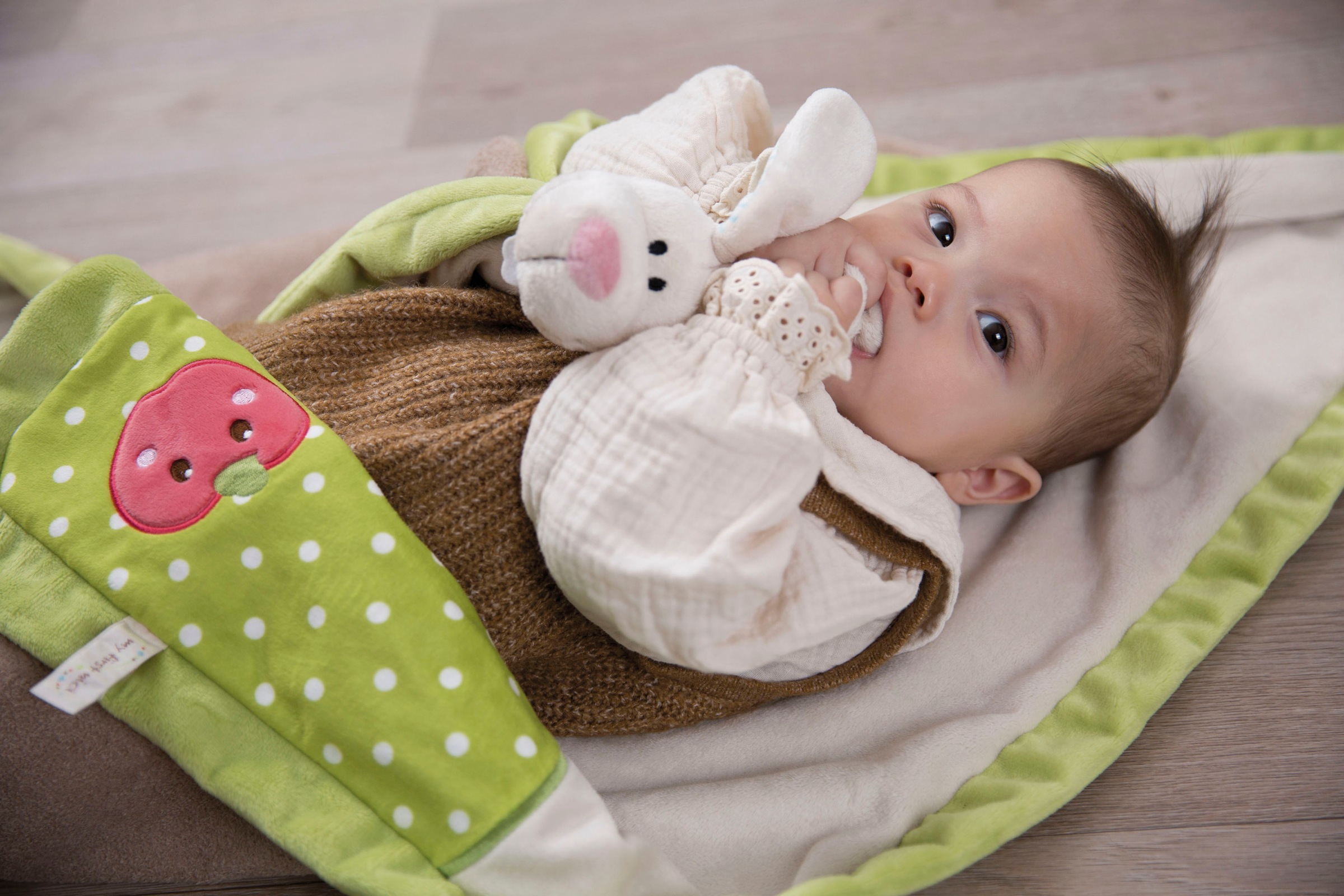 Nici Babydecke »My First NICI, Baby-Kuscheldecke mit Schmuse-Hase«