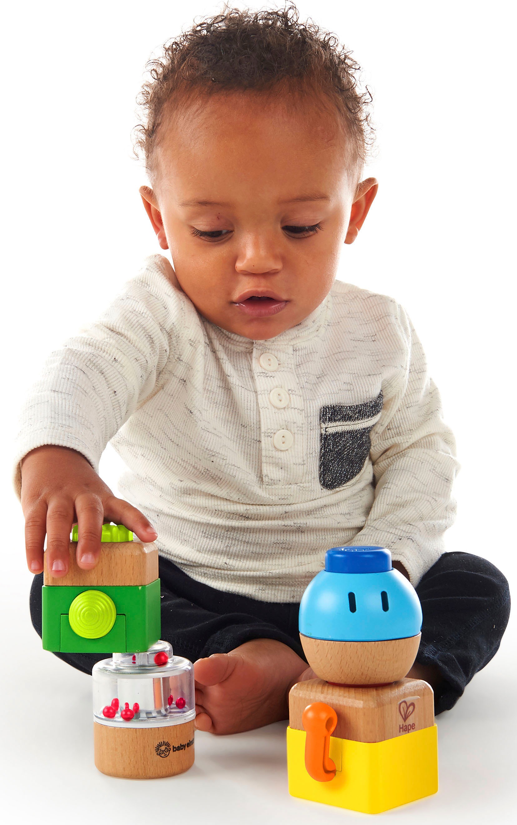 Hape Spielbauklötze »Baby Einstein, Vier verrückte Bausteine«, (4 St.)