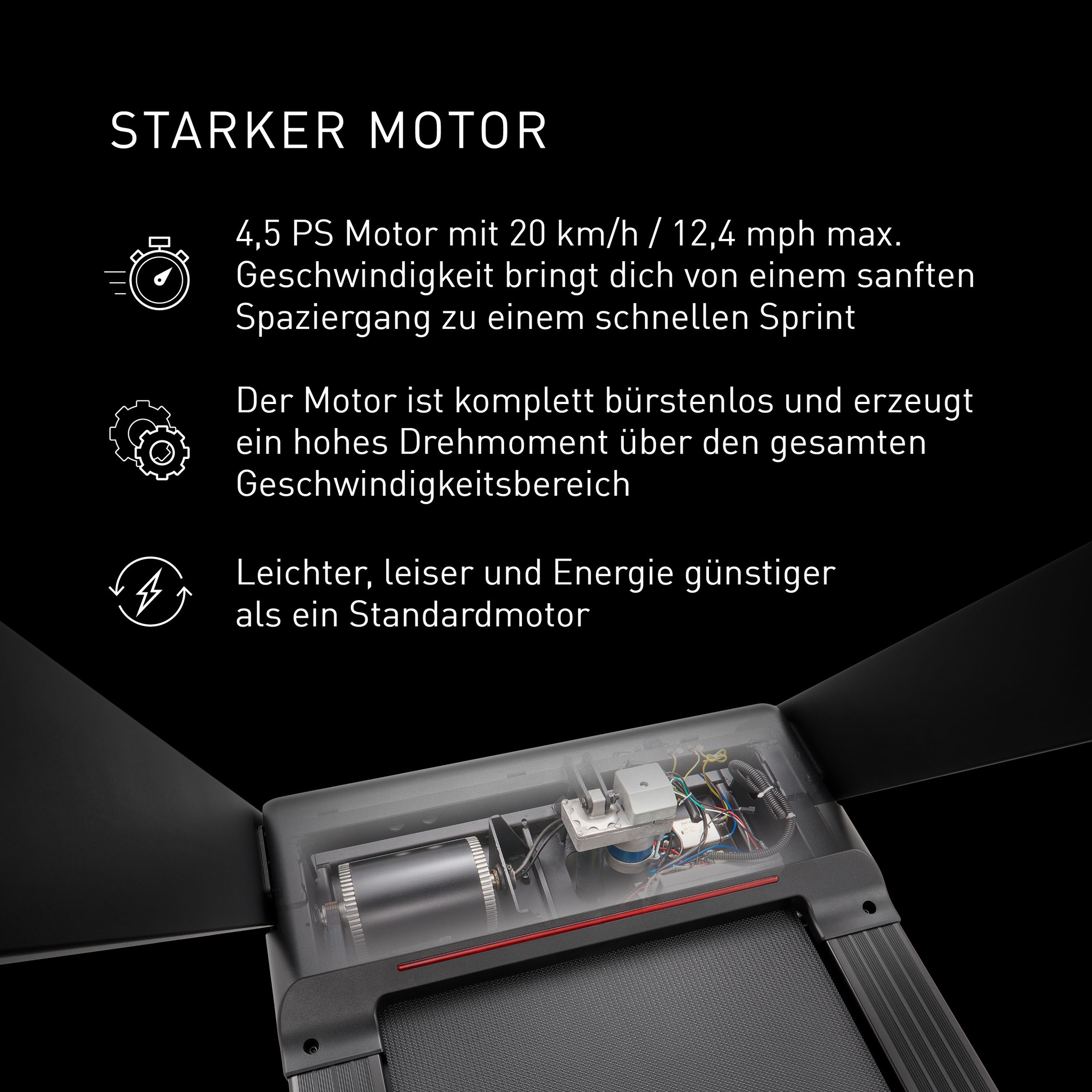 adidas Performance Laufband »Laufband T-23«, (mit Bluetooth-Funktion)
