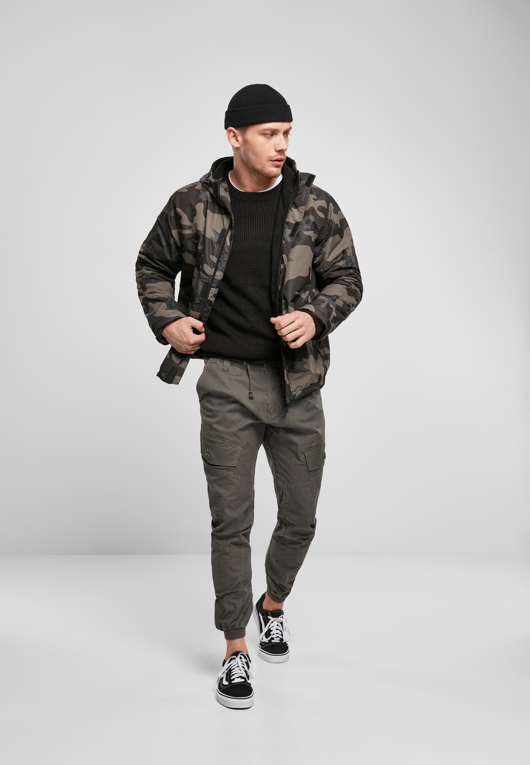 Brandit Allwetterjacke »Brandit Herren Windbreaker Frontzip«, (1 St.), mit Kapuze