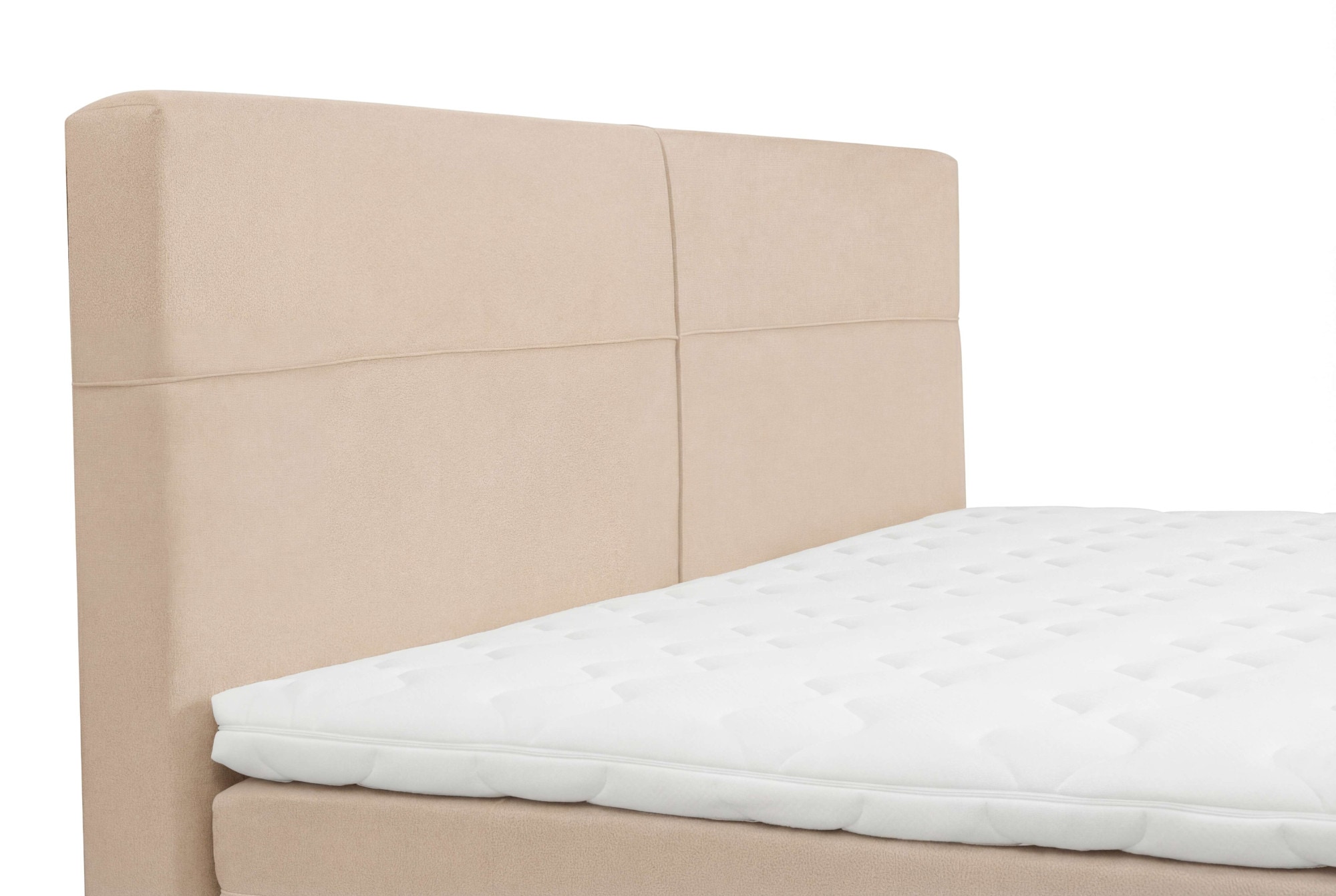 Home affaire Boxspringbett »Lucas, Doppelbett, Polsterbett, Federkernbett, Komforbett, 160,180 cm« inkl. Topper, zwei Bettkästen, Taschen-Federkernmatratze, Härtegrad 3