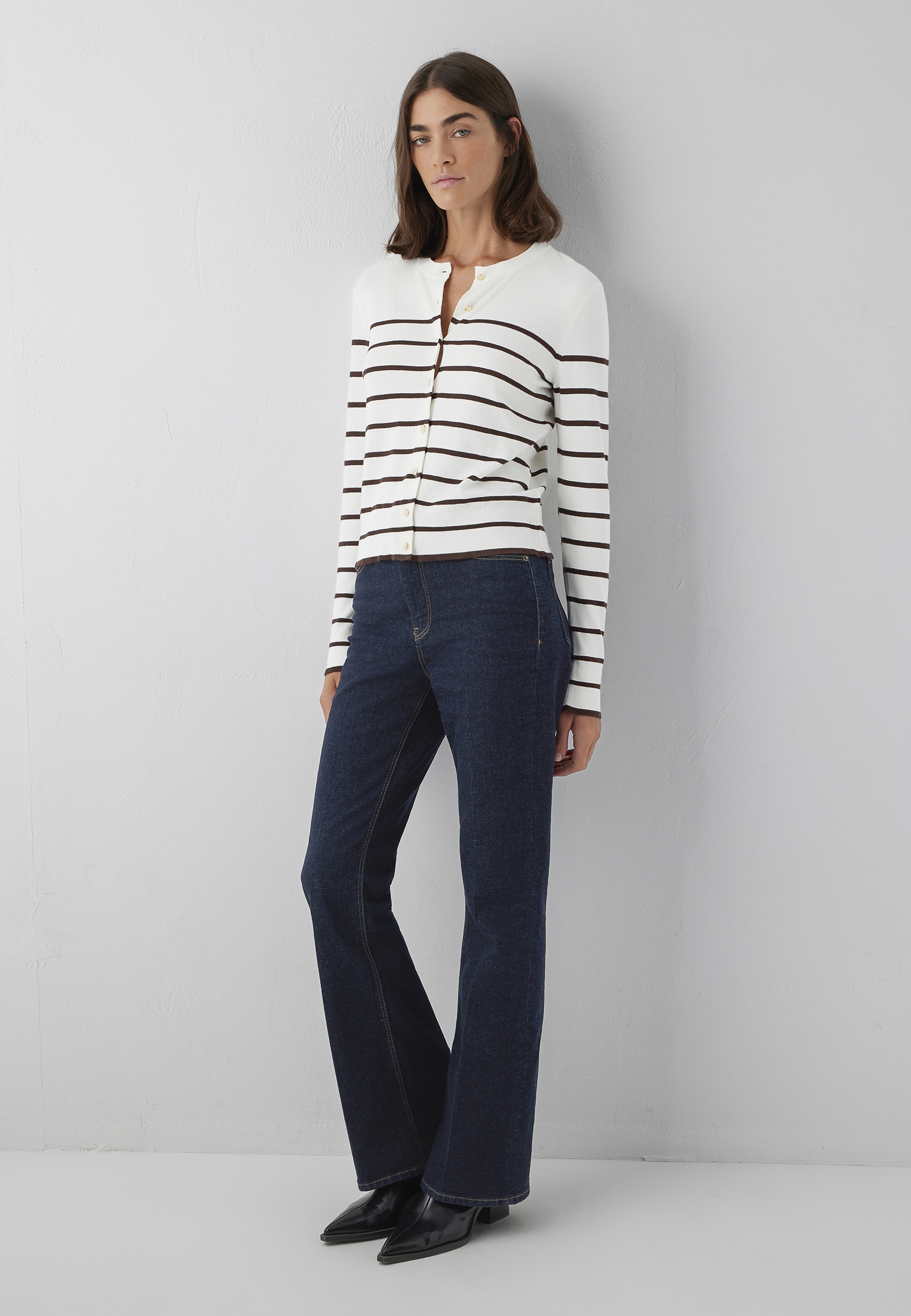 Mavi Strickpullover »BUTTONED CARDIGAN« Cardigan Feinstrick