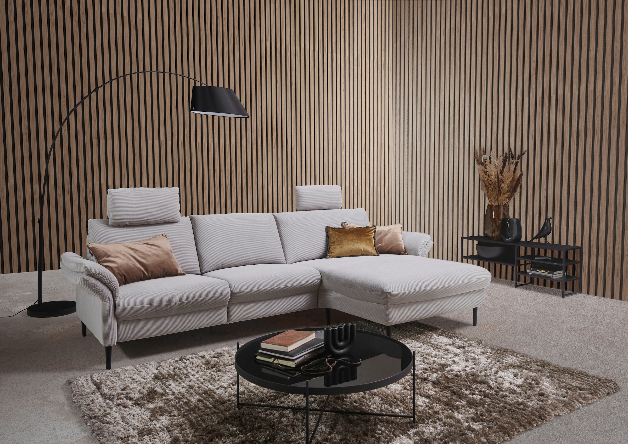 Home affaire Ecksofa "Sarsina: mit Tonnentaschen-Federkern, perfekt zum Ent günstig online kaufen