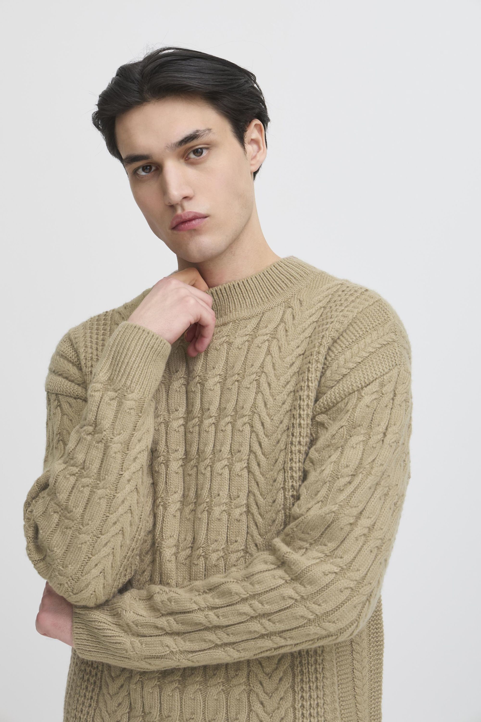 Casual Friday Strickfleece-Pullover »Strickpullover CFMILLOW«