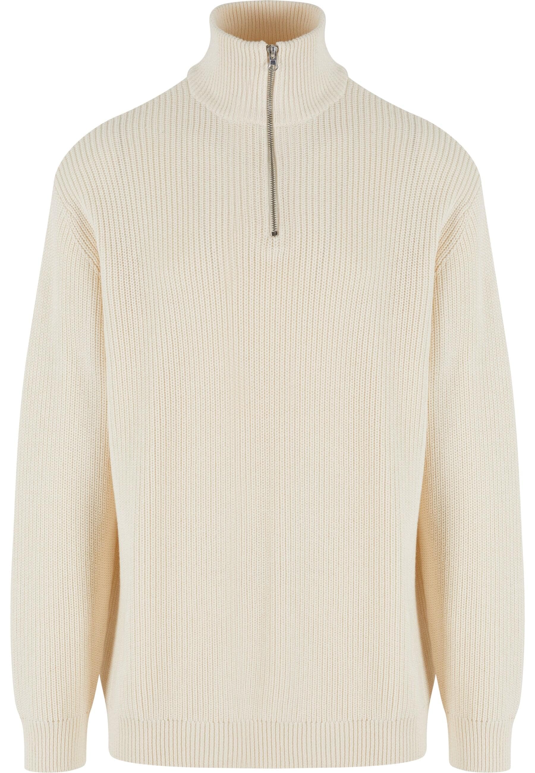 URBAN CLASSICS Sweater "Urban Classics Rib Basic Troyer" 1 Stk. tlg. günstig online kaufen