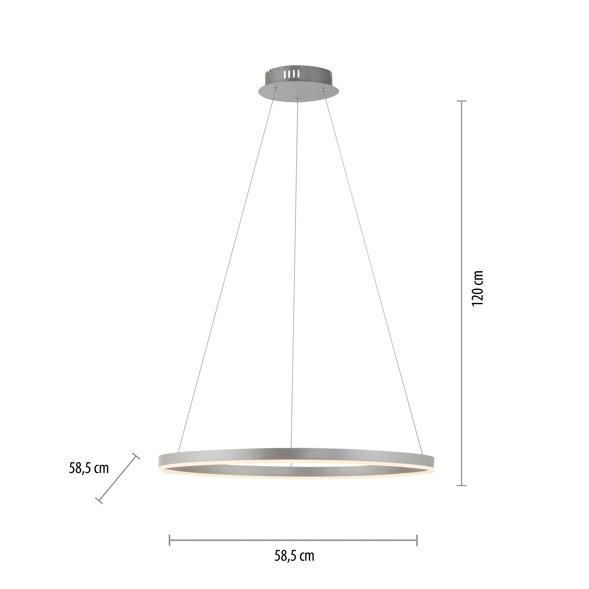 JUST LIGHT Pendelleuchte »RITUS«, 1 flammig, Leuchtmittel LED-Board | LED fest integriert, LED, dimmbar, Switchmo