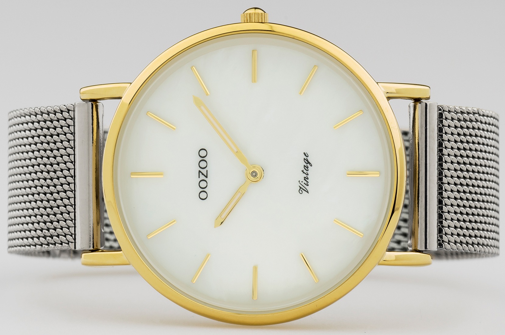 OOZOO Quarzuhr »C20119«, Armbanduhr, Damenuhr, Edelstahlarmband